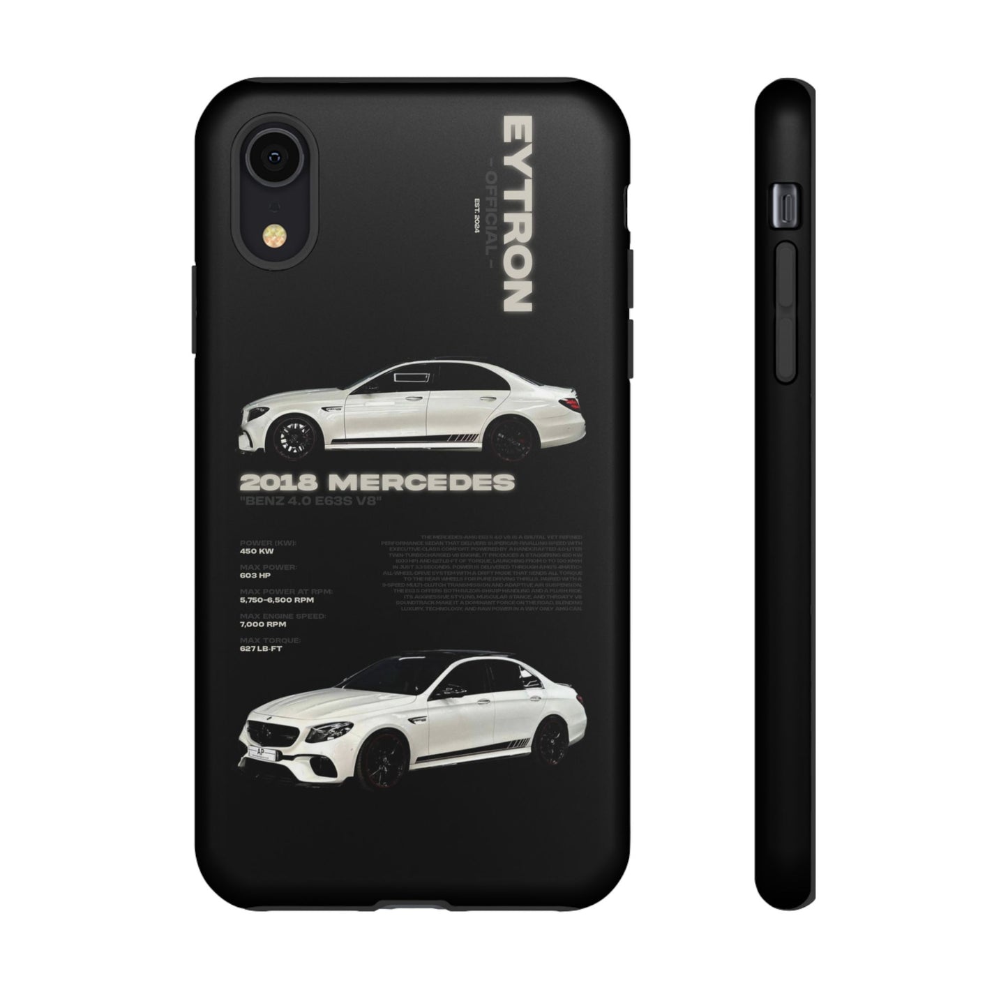 "Benz 4.0 E63S V8" Sturdy Case