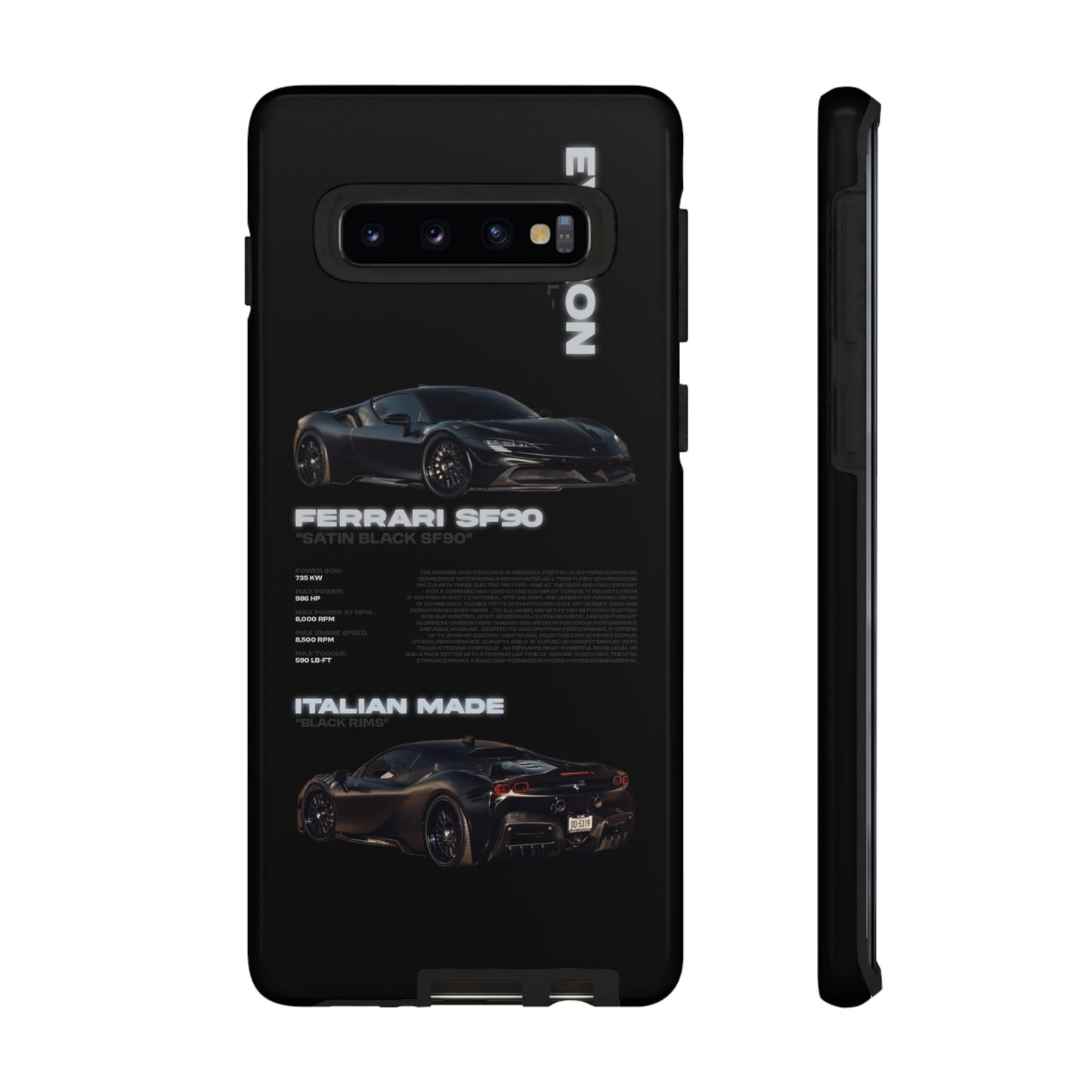"Satin Black SF90" Sturdy Case