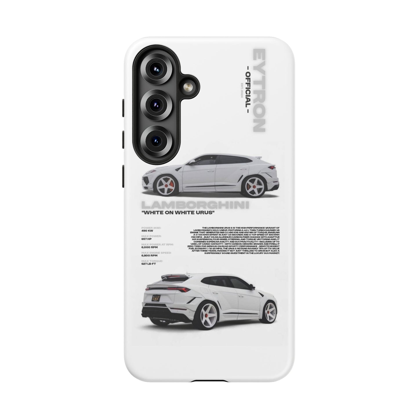 "White On White Urus" Sturdy Case