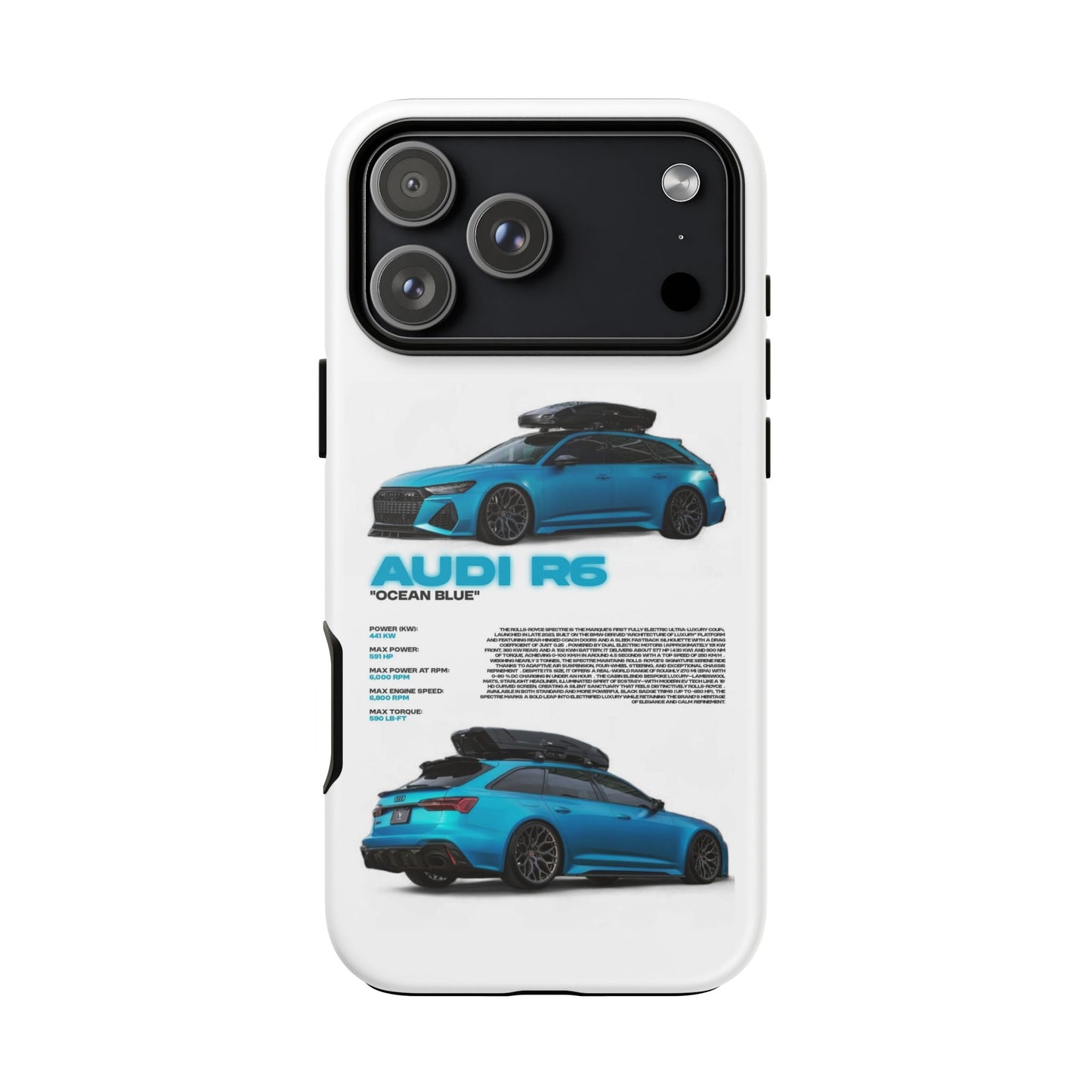 "Ocean Blue R6" Sturdy Case