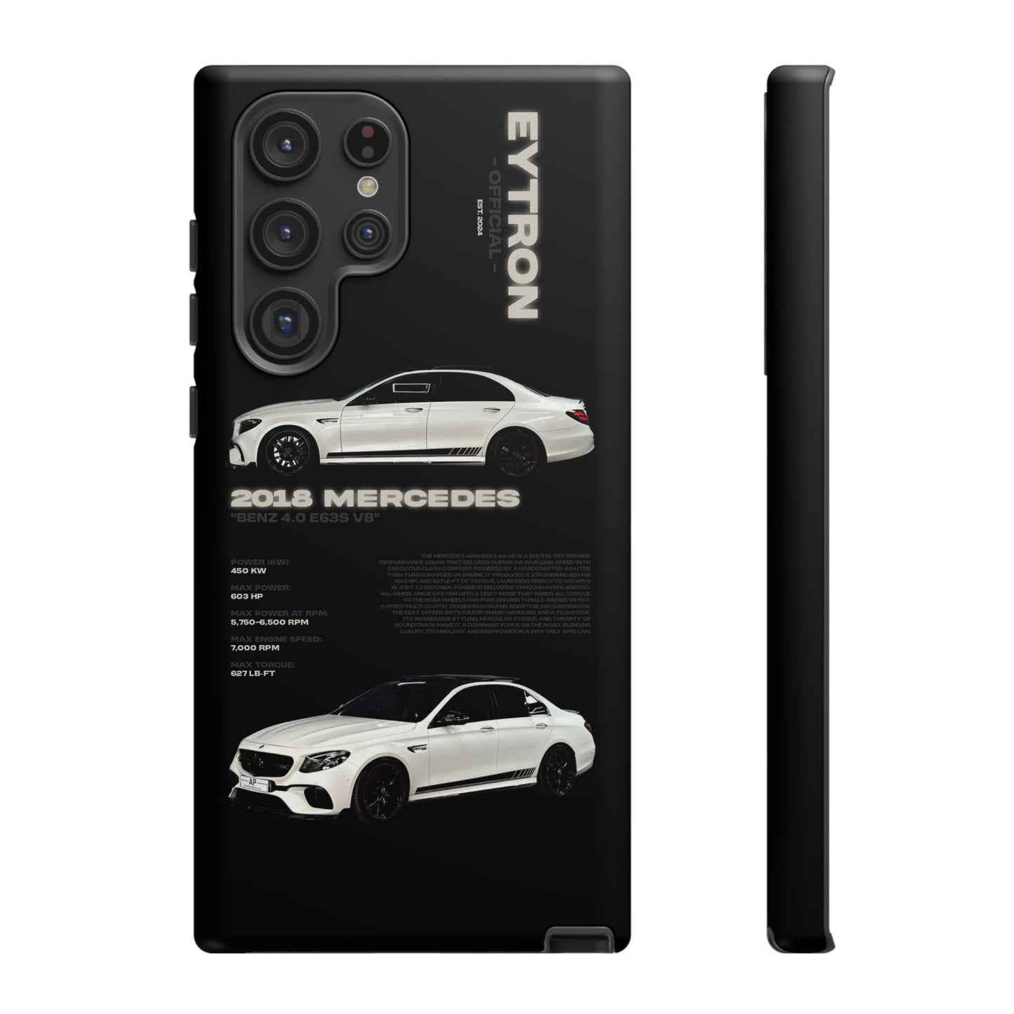 "Benz 4.0 E63S V8" Sturdy Case