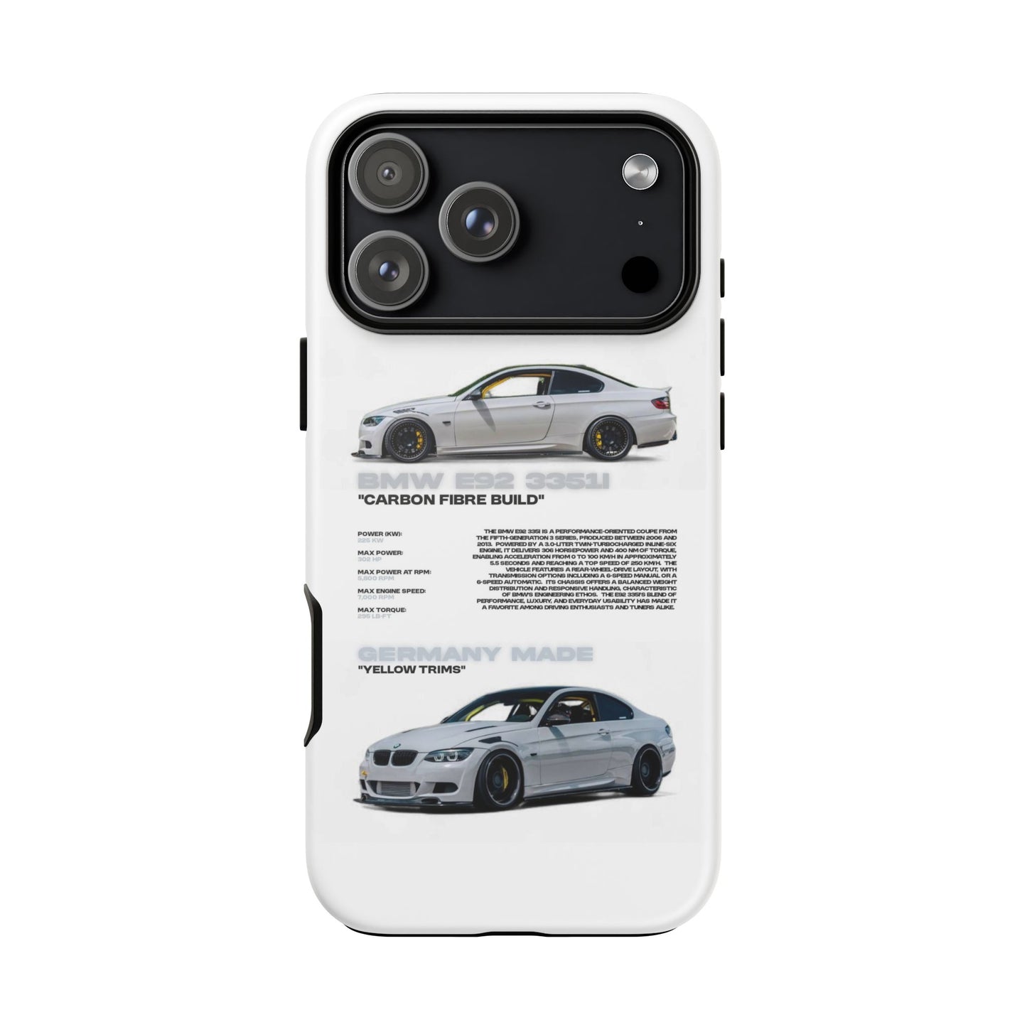"Carbon E92" Sturdy Case