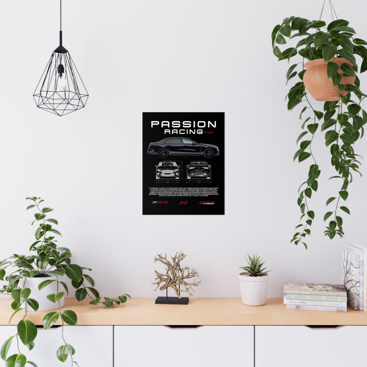 "Mercedes C Class" Matte Poster