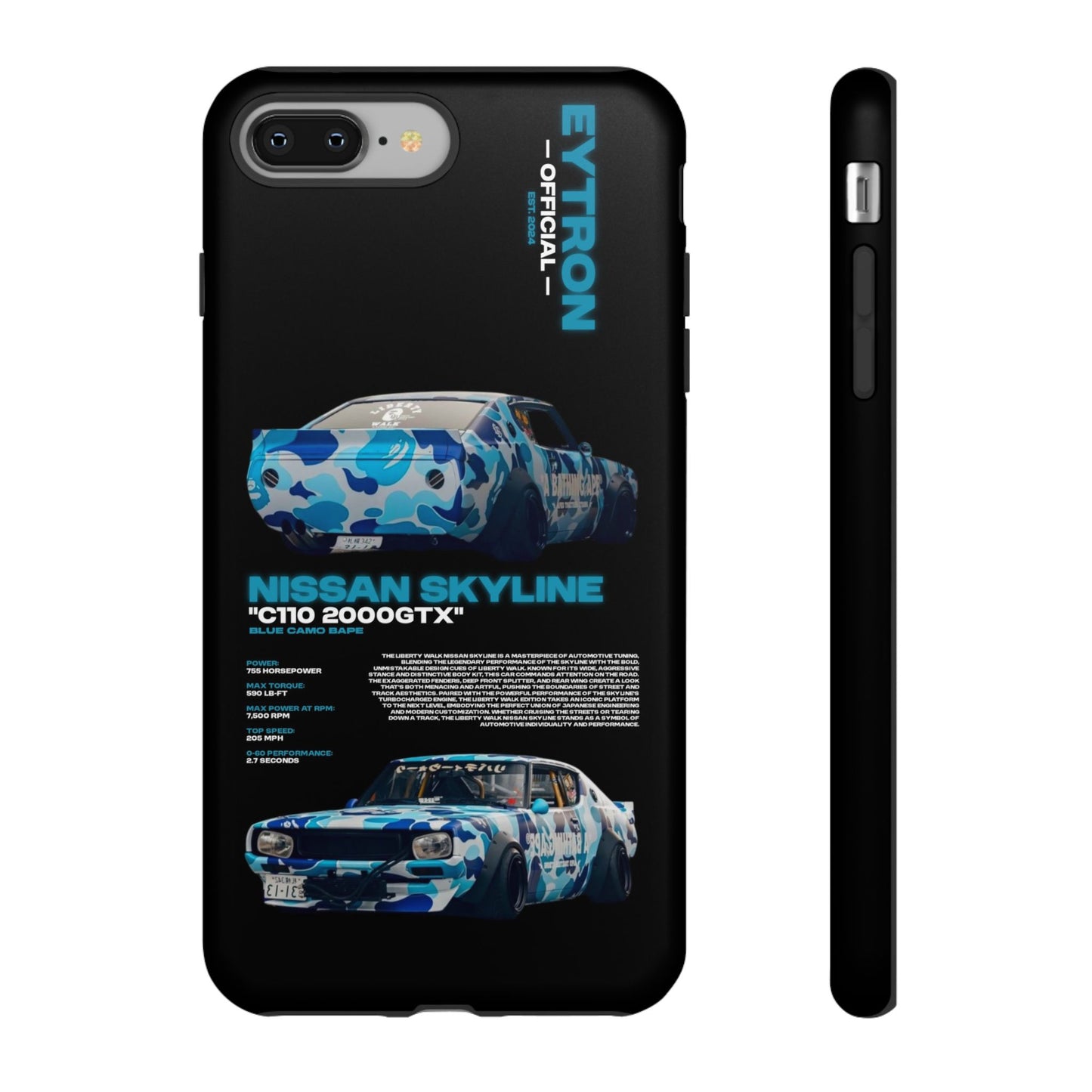 "Blue Camo Bape" Sturdy Case