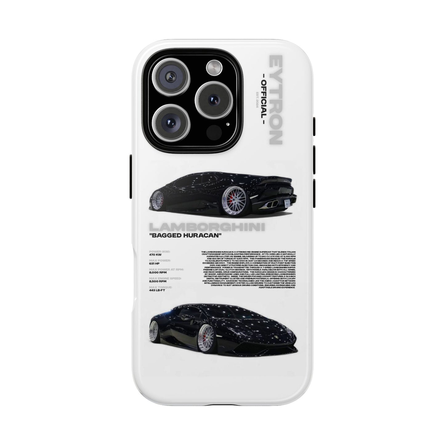 "Bagged Huracán" Sturdy Case