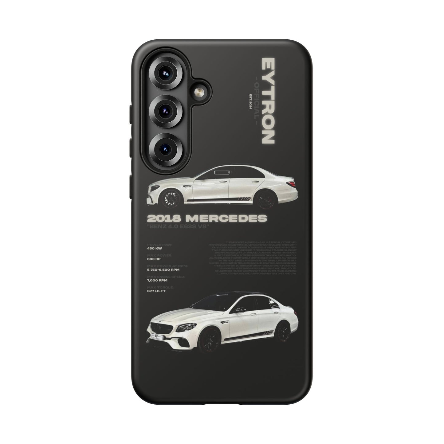 "Benz 4.0 E63S V8" Sturdy Case