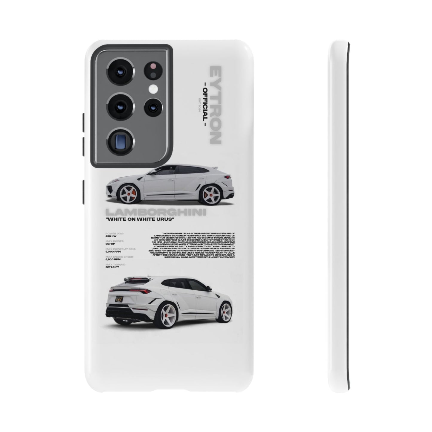 "White On White Urus" Sturdy Case