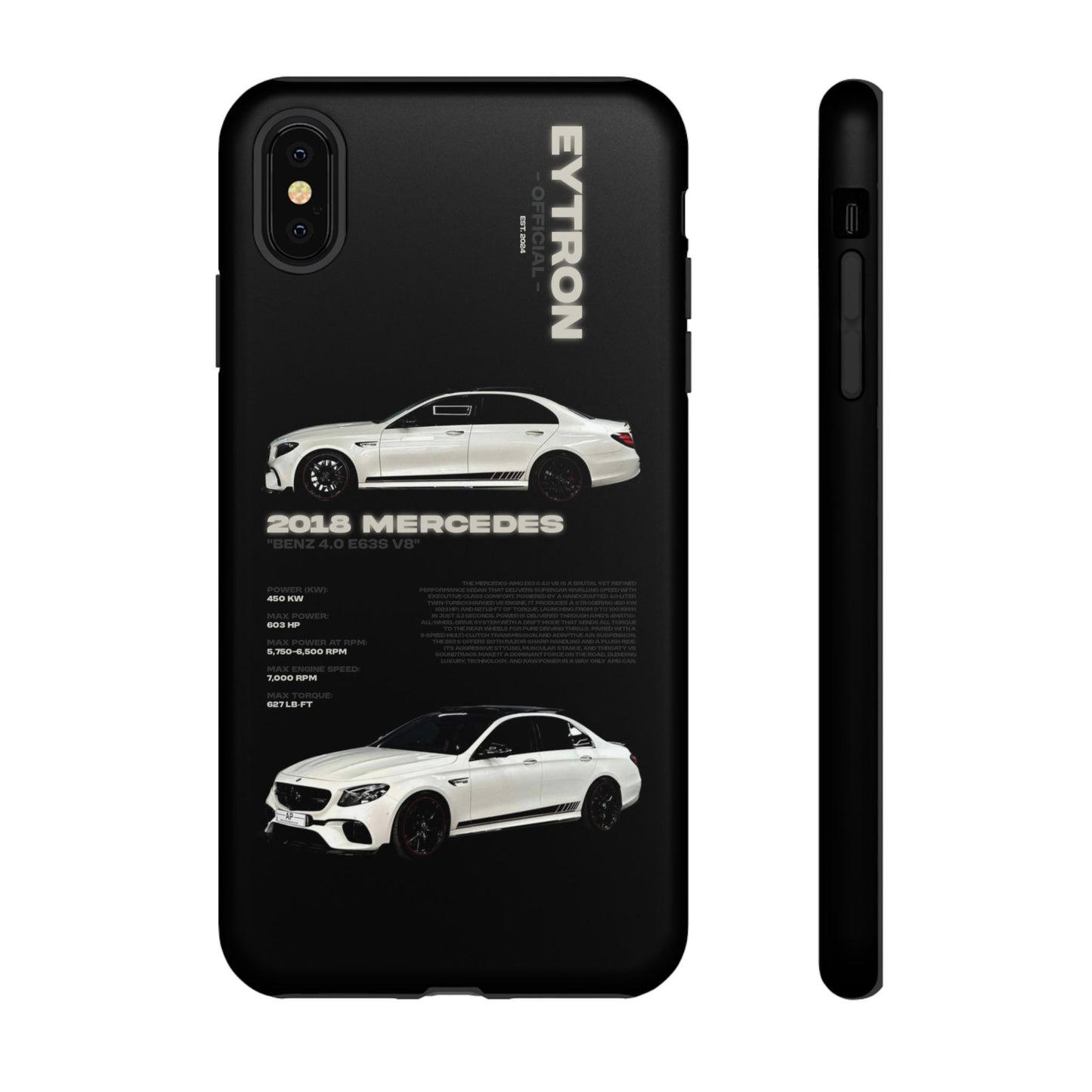 "Benz 4.0 E63S V8" Sturdy Case