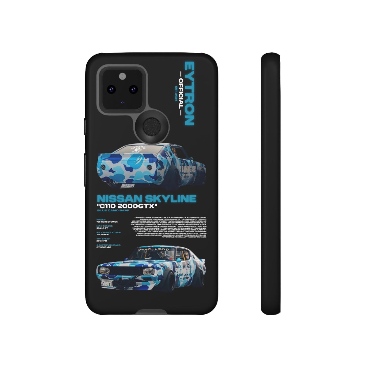 "Blue Camo Bape" Sturdy Case