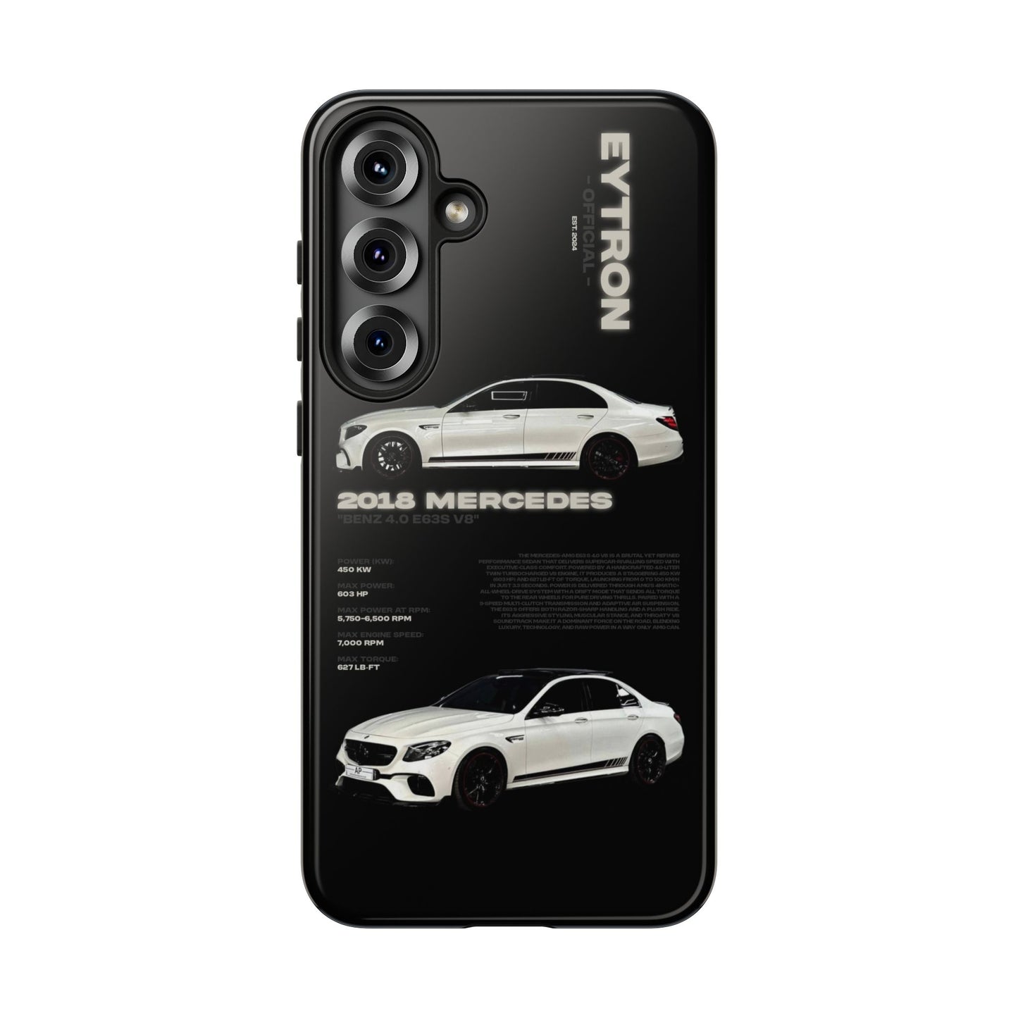 "Benz 4.0 E63S V8" Sturdy Case