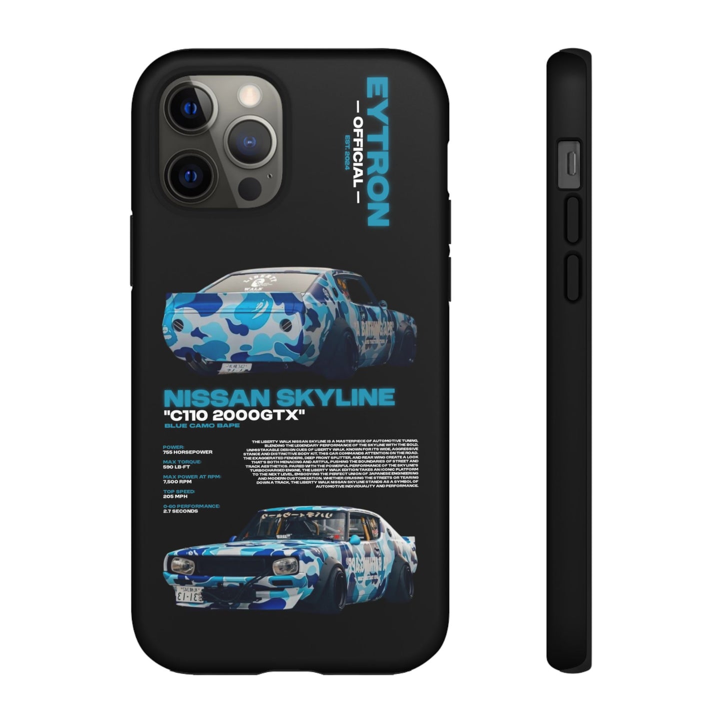 "Blue Camo Bape" Sturdy Case