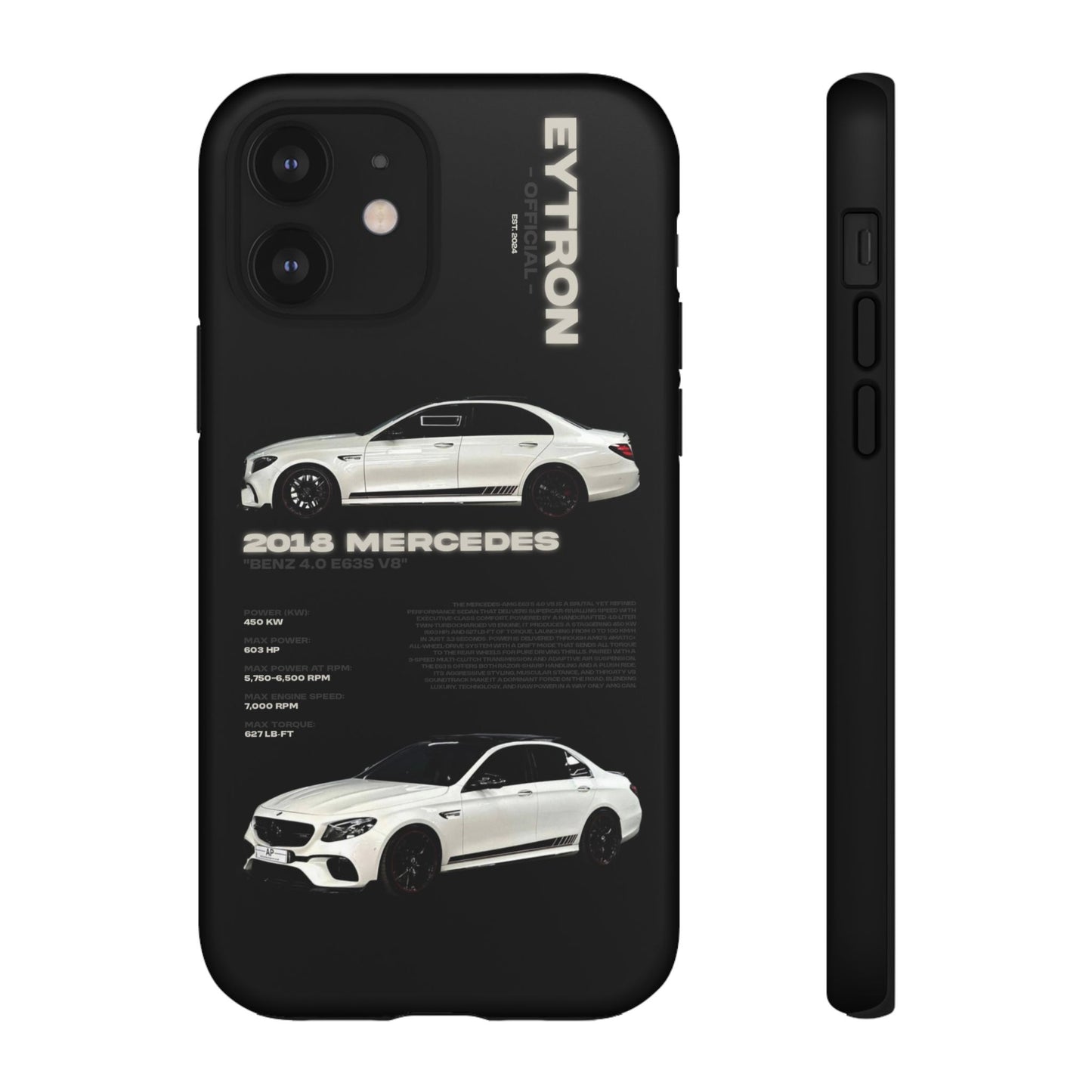 "Benz 4.0 E63S V8" Sturdy Case