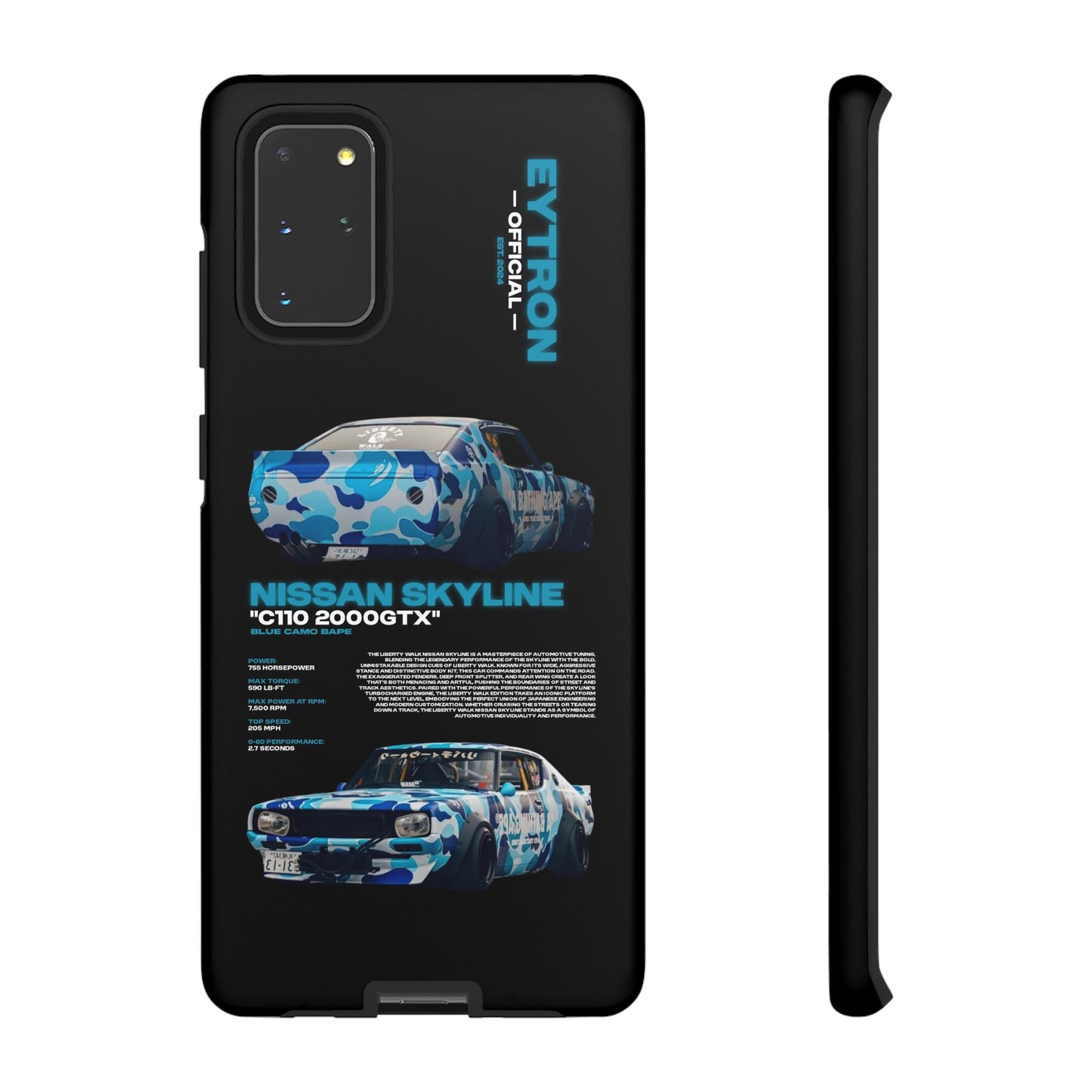 "Blue Camo Bape" Sturdy Case