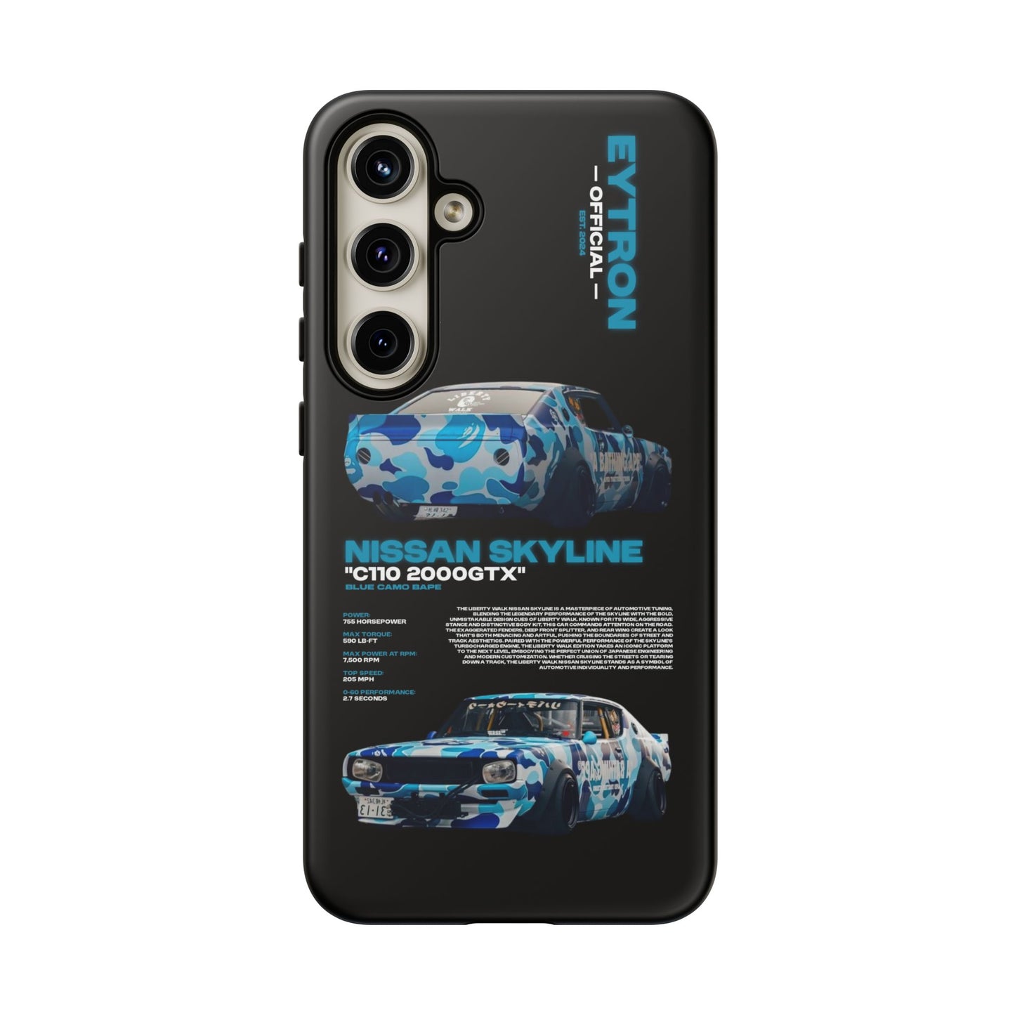 "Blue Camo Bape" Sturdy Case
