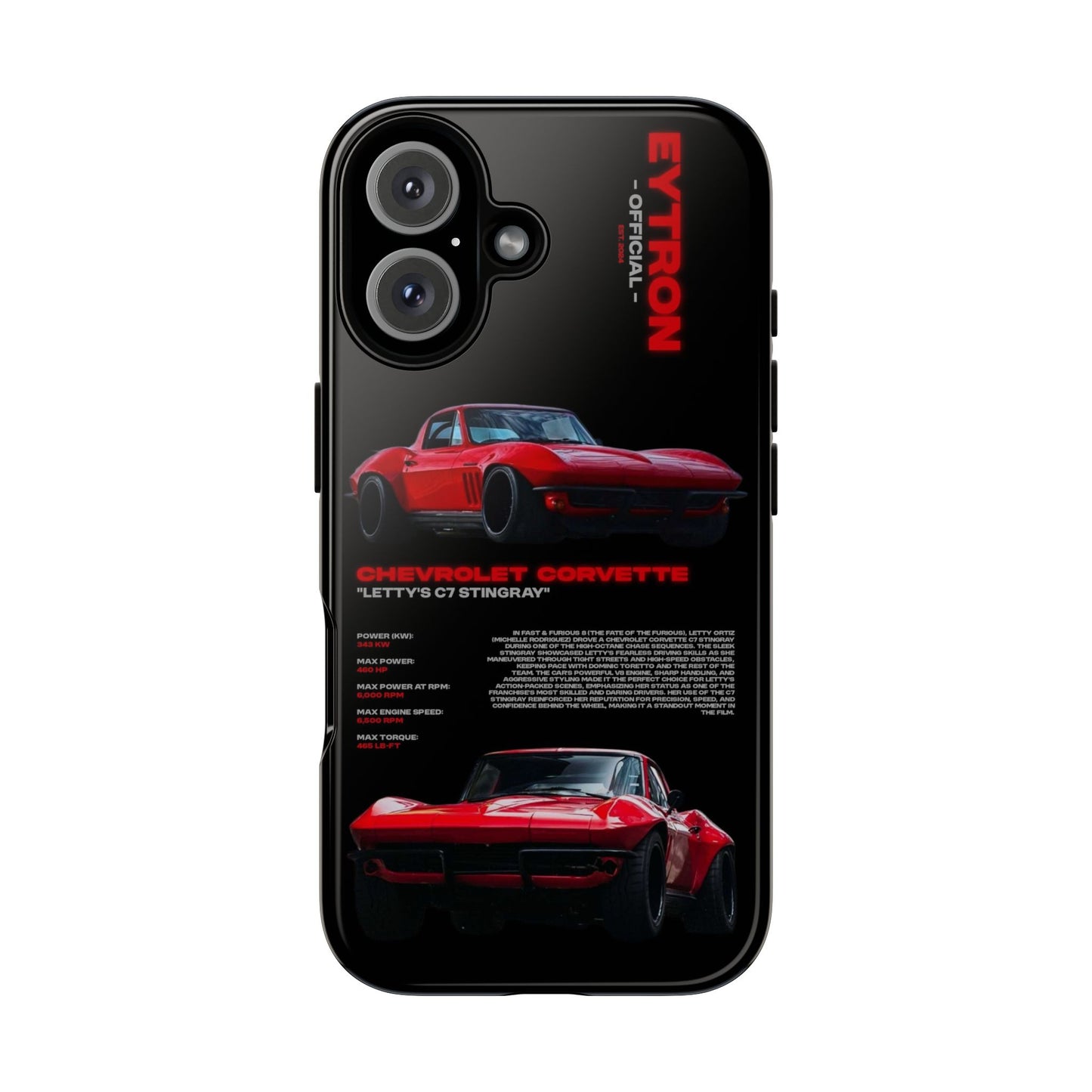 "Letty's C7 Stingray" Sturdy Case