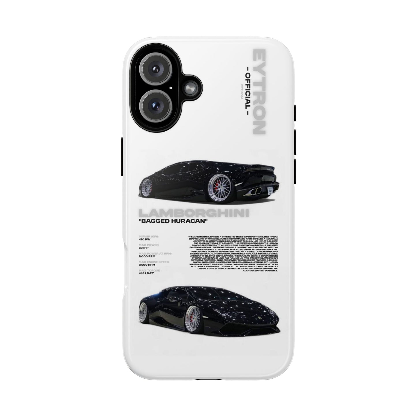 "Bagged Huracán" Sturdy Case