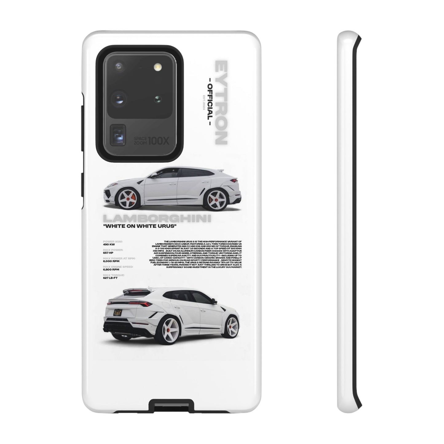 "White On White Urus" Sturdy Case