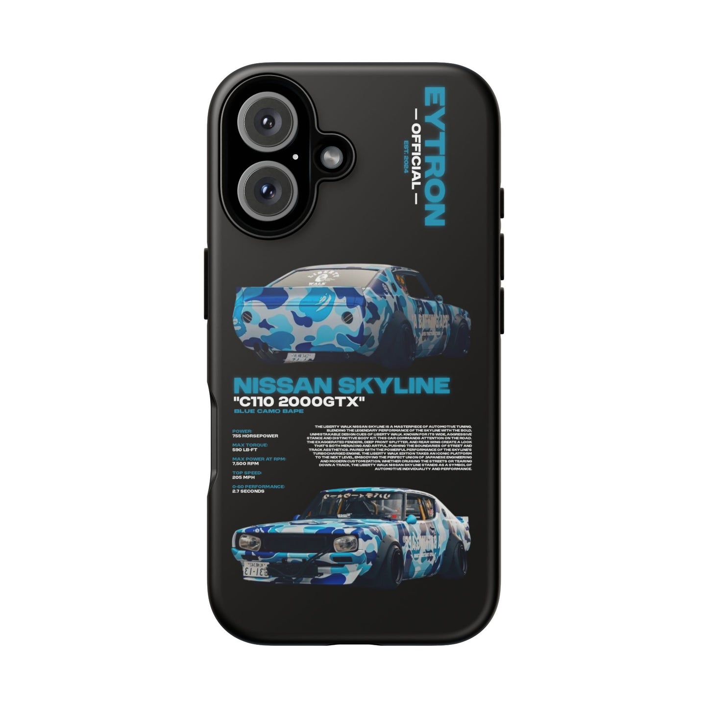 "Blue Camo Bape" Sturdy Case