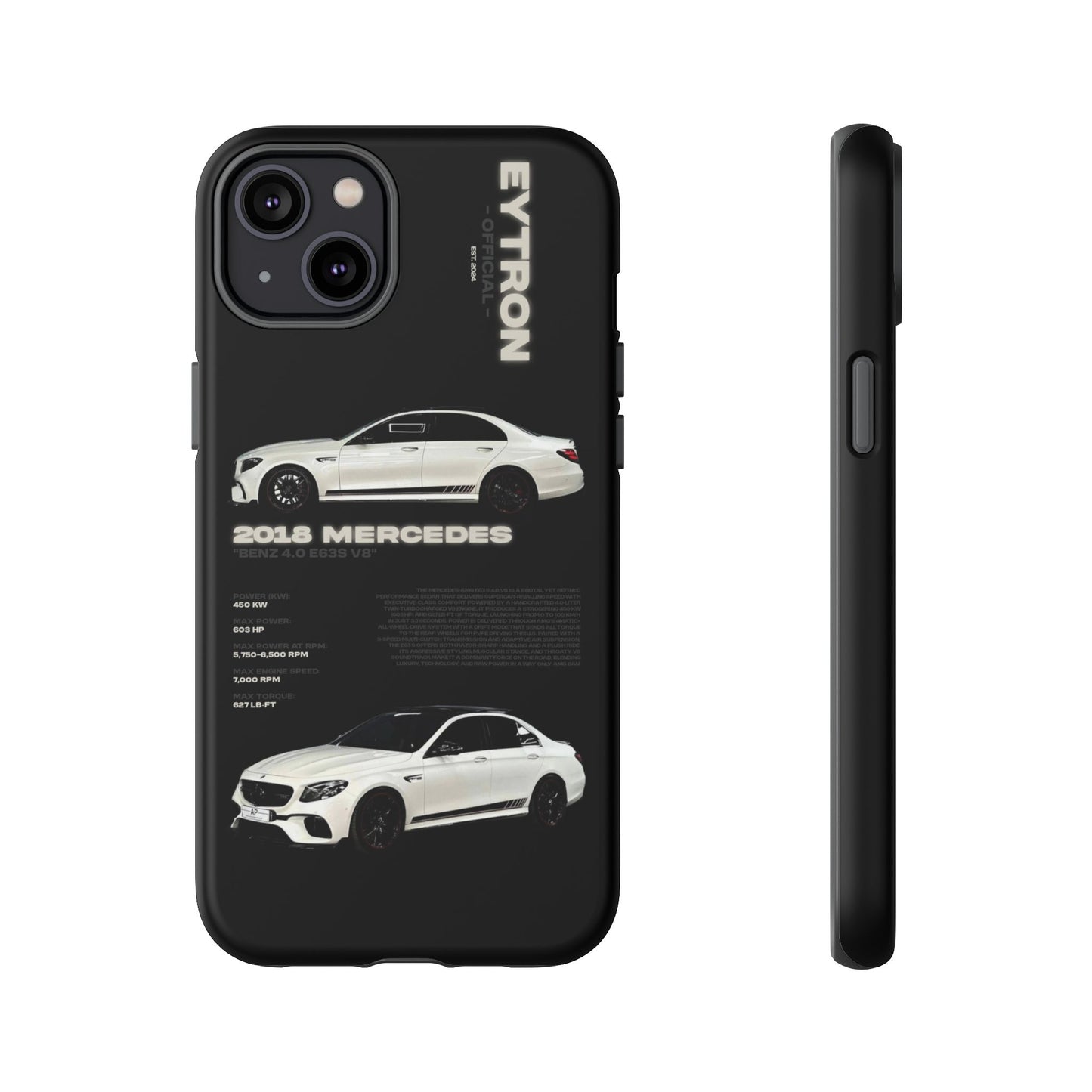 "Benz 4.0 E63S V8" Sturdy Case