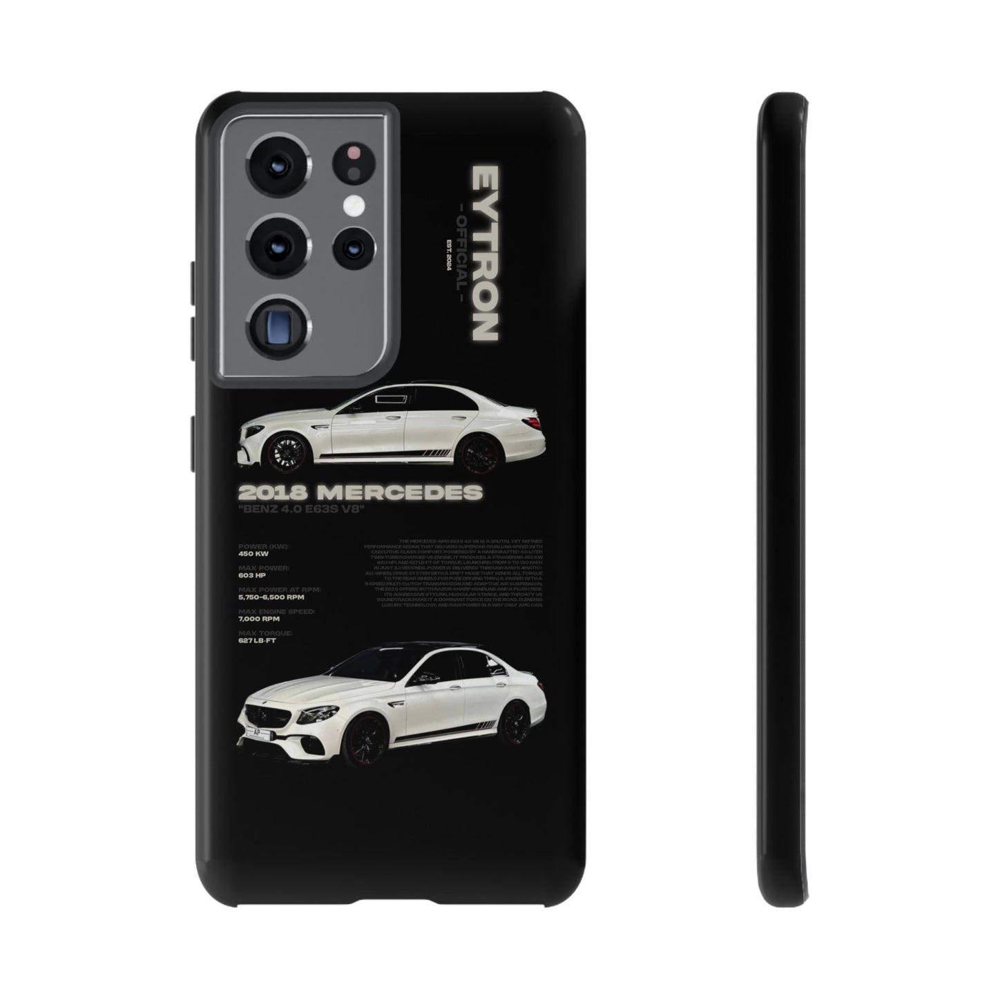 "Benz 4.0 E63S V8" Sturdy Case