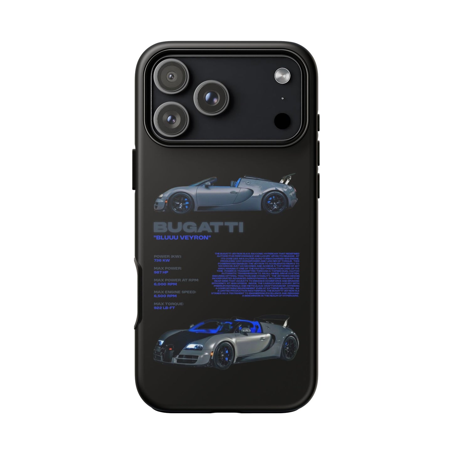 "Bluuu Veyron" Sturdy Case