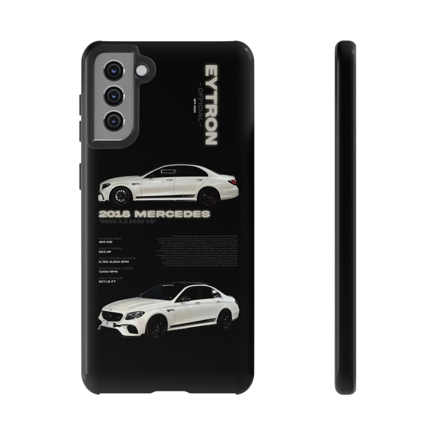 "Benz 4.0 E63S V8" Sturdy Case