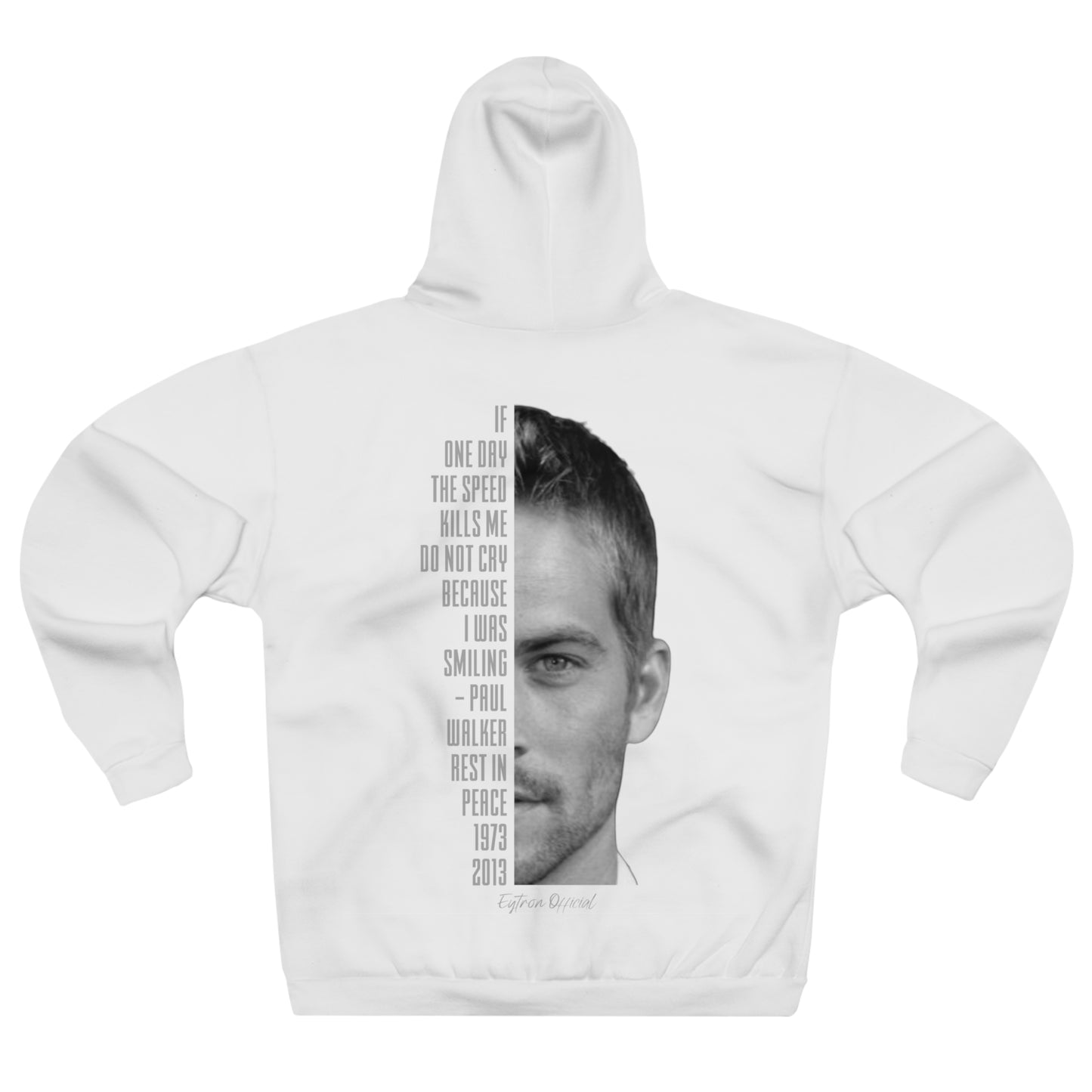 "Paul Walker Quote" Premium Hoodie