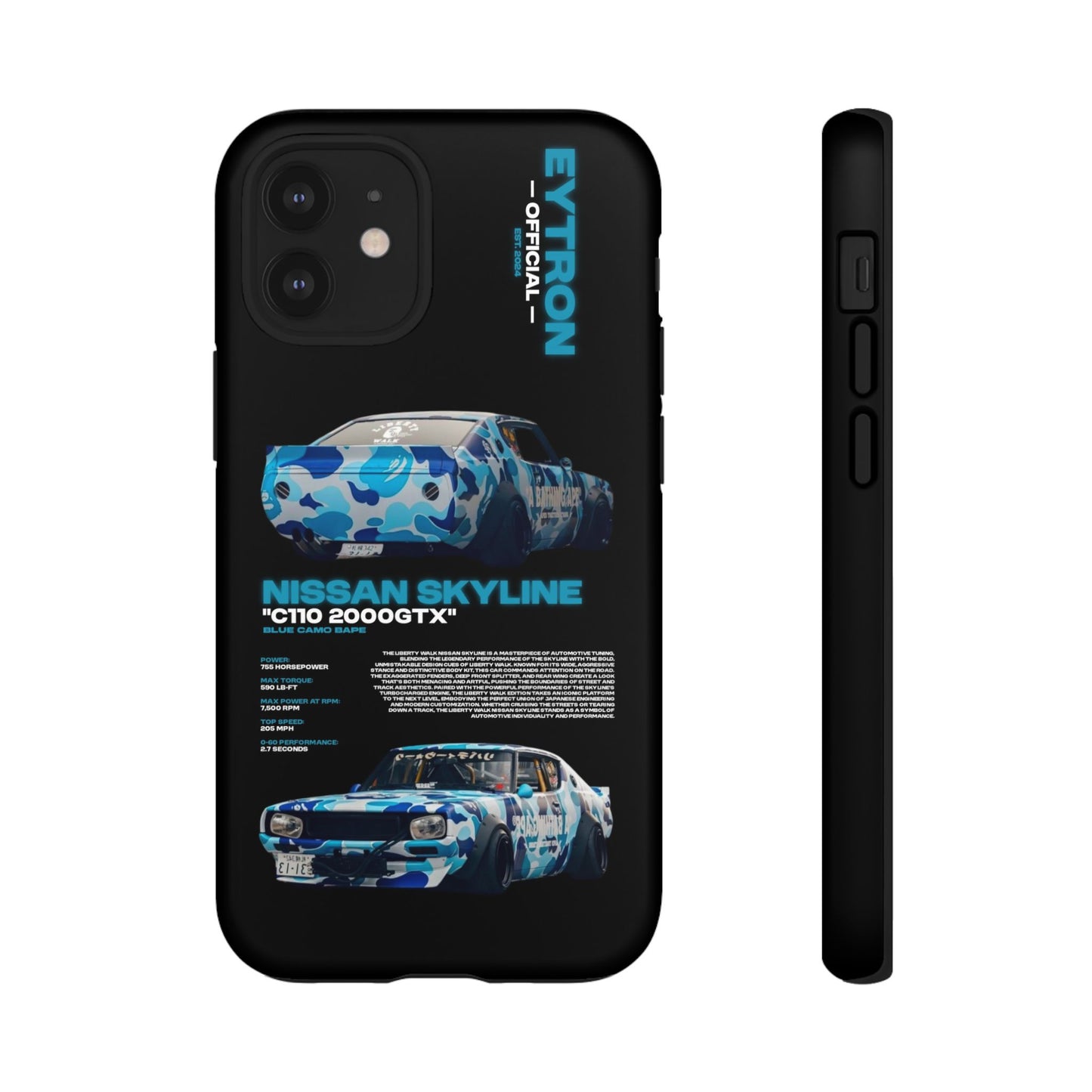 "Blue Camo Bape" Sturdy Case