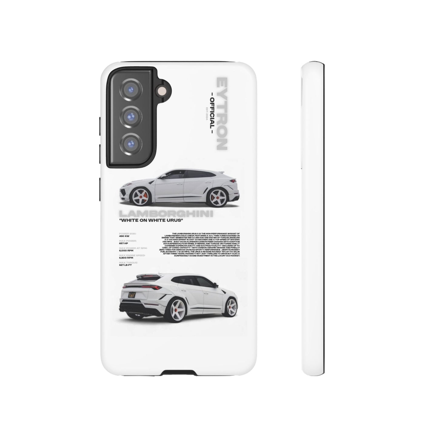 "White On White Urus" Sturdy Case