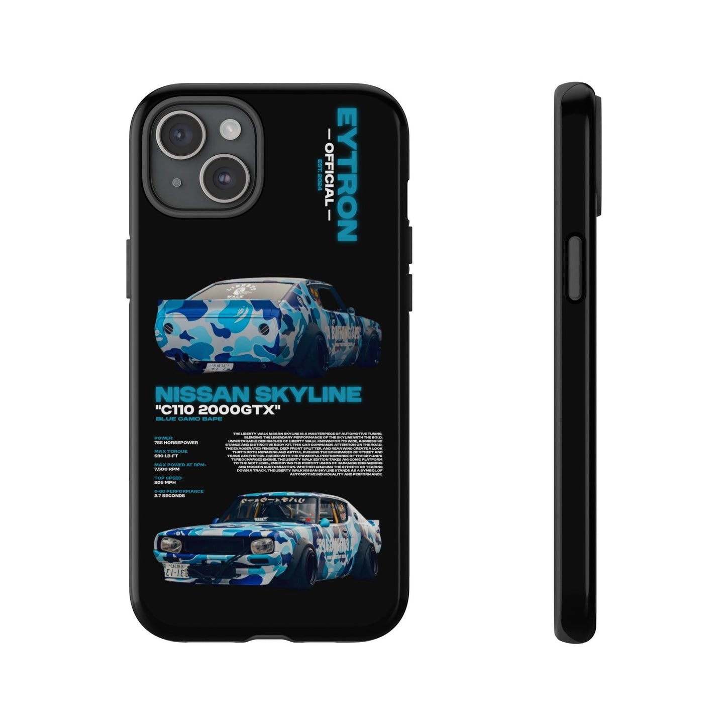 "Blue Camo Bape" Sturdy Case