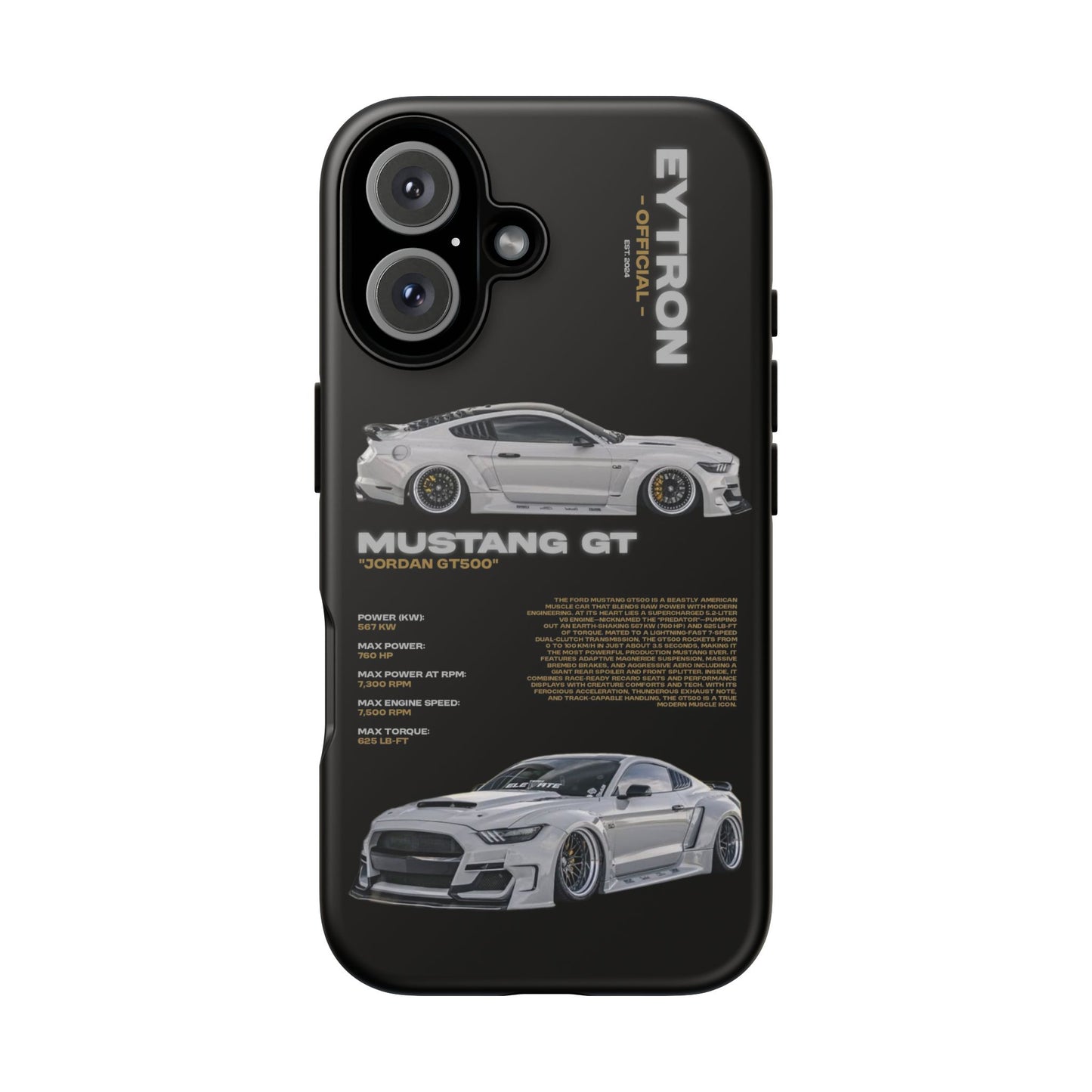 "Jordan GT500" Sturdy Case