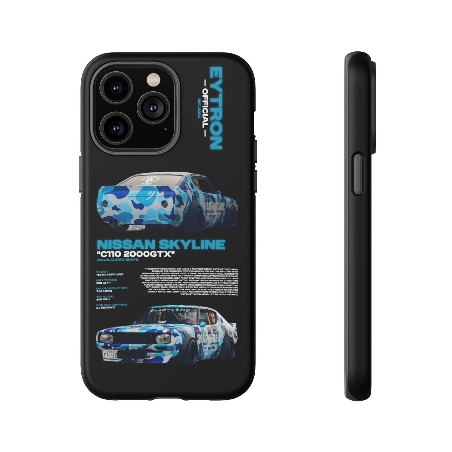 "Blue Camo Bape" Sturdy Case