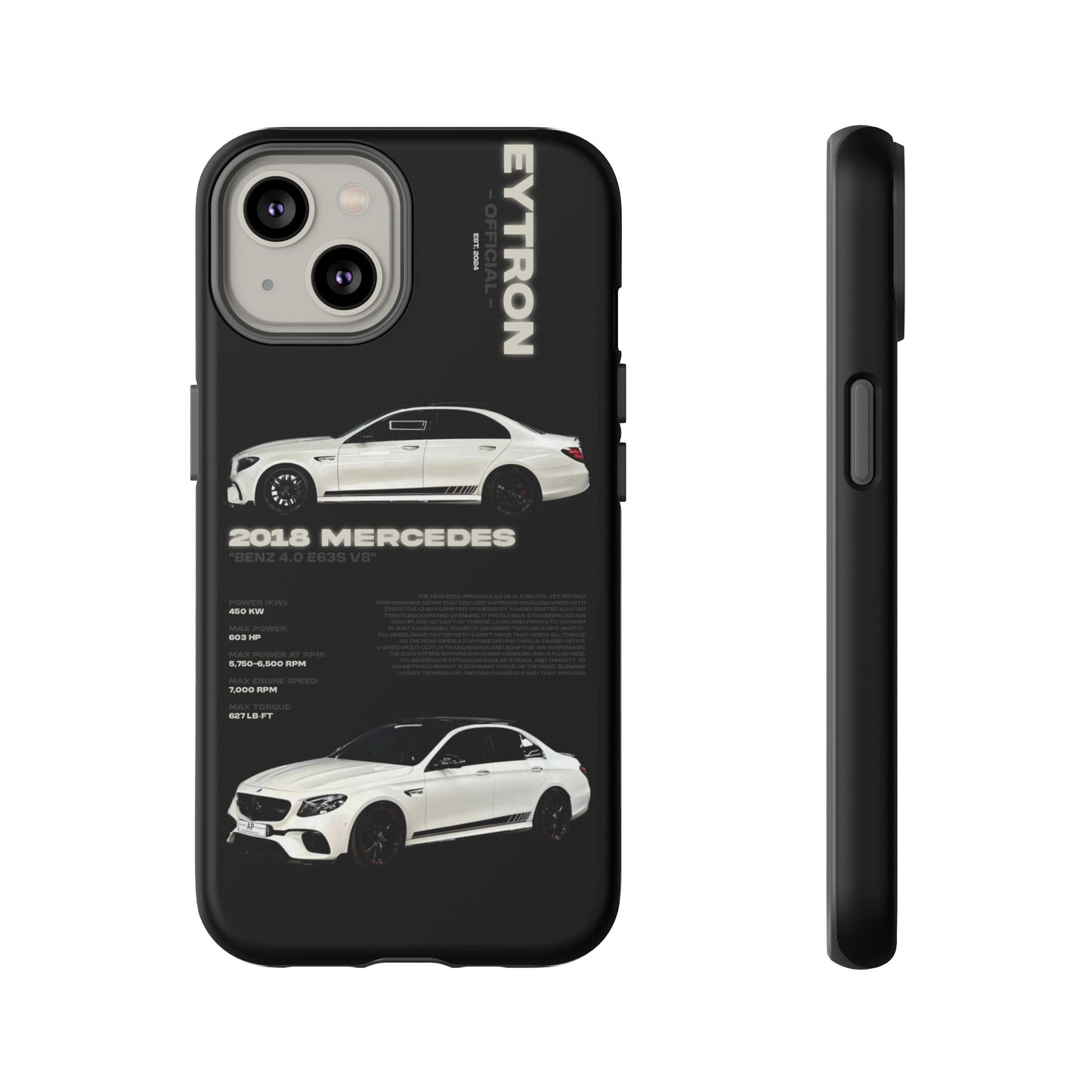 "Benz 4.0 E63S V8" Sturdy Case