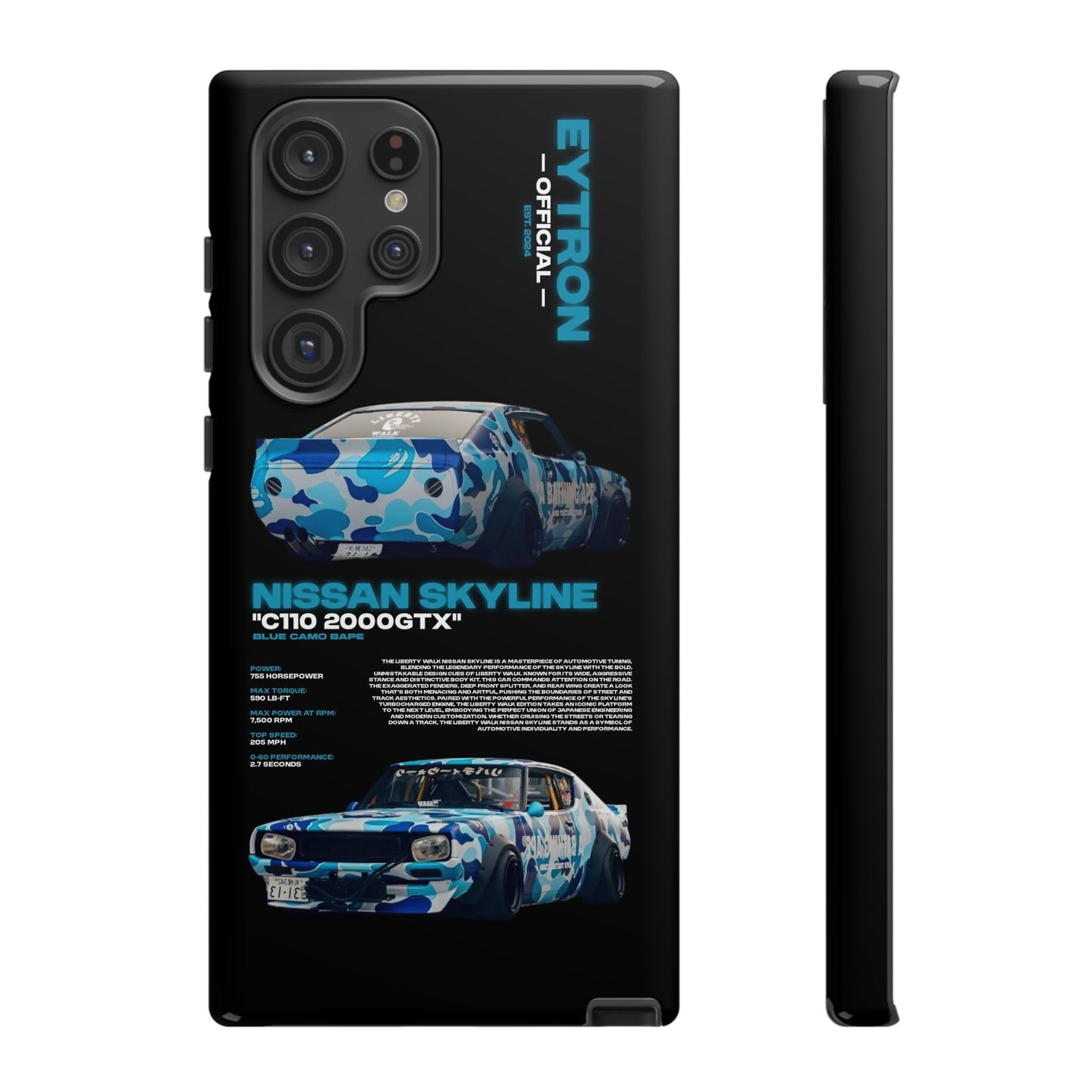 "Blue Camo Bape" Sturdy Case