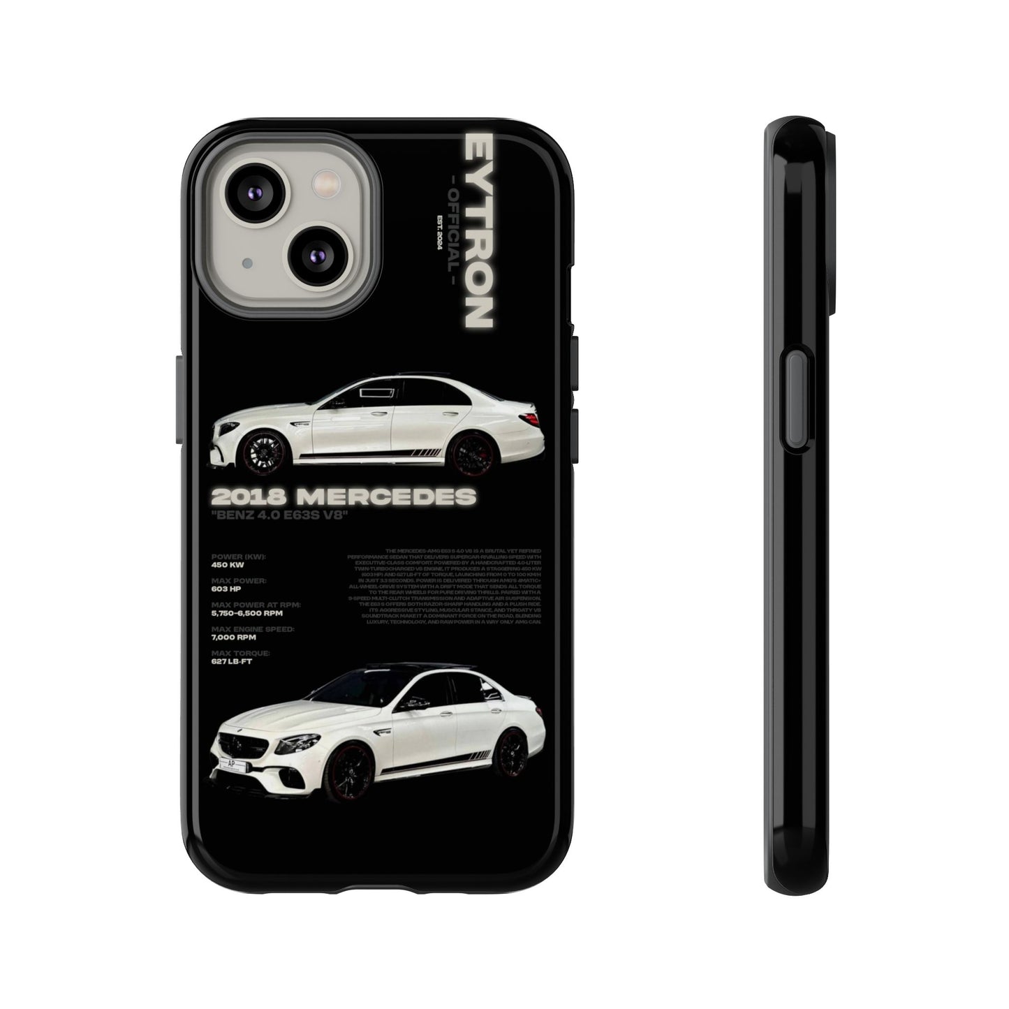 "Benz 4.0 E63S V8" Sturdy Case