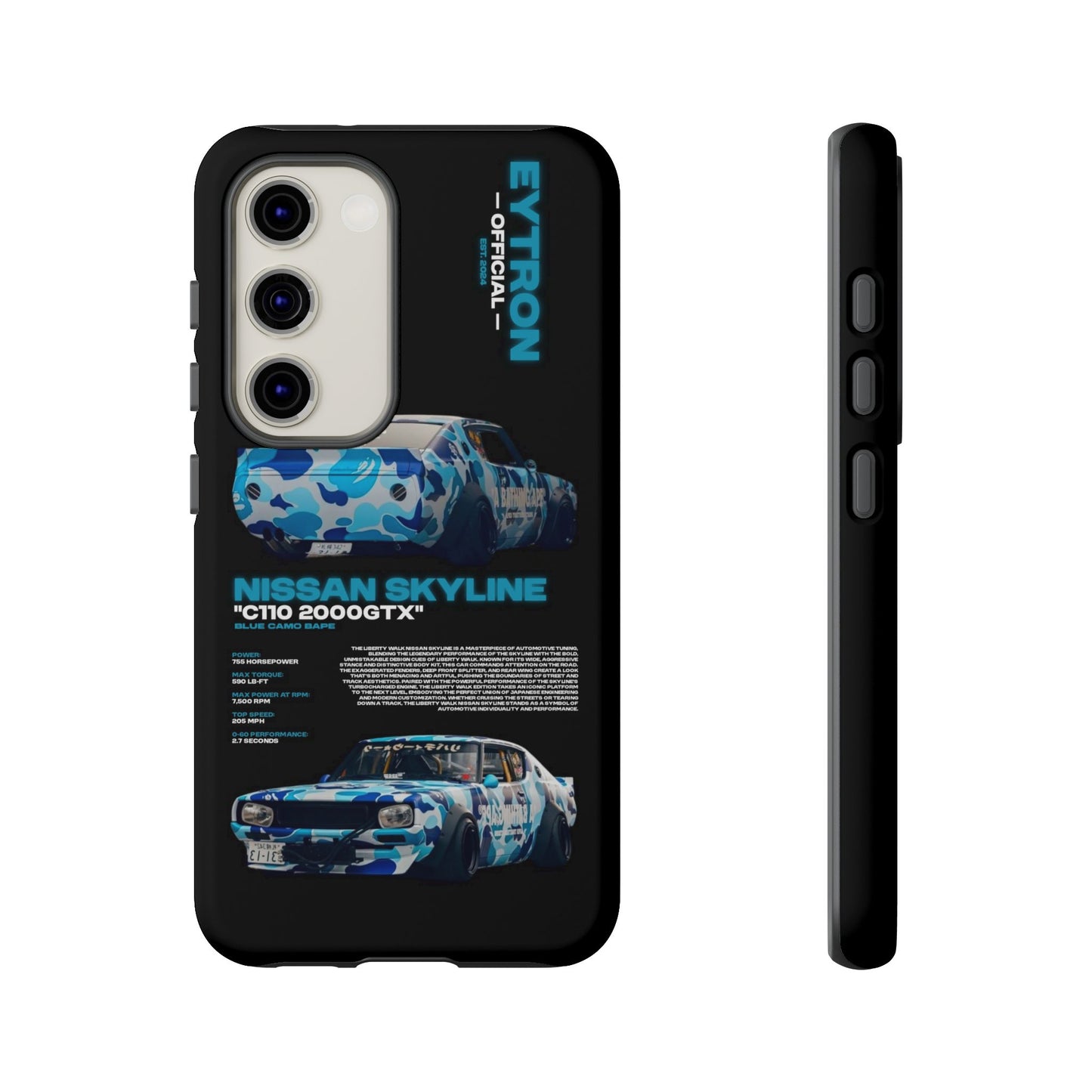 "Blue Camo Bape" Sturdy Case