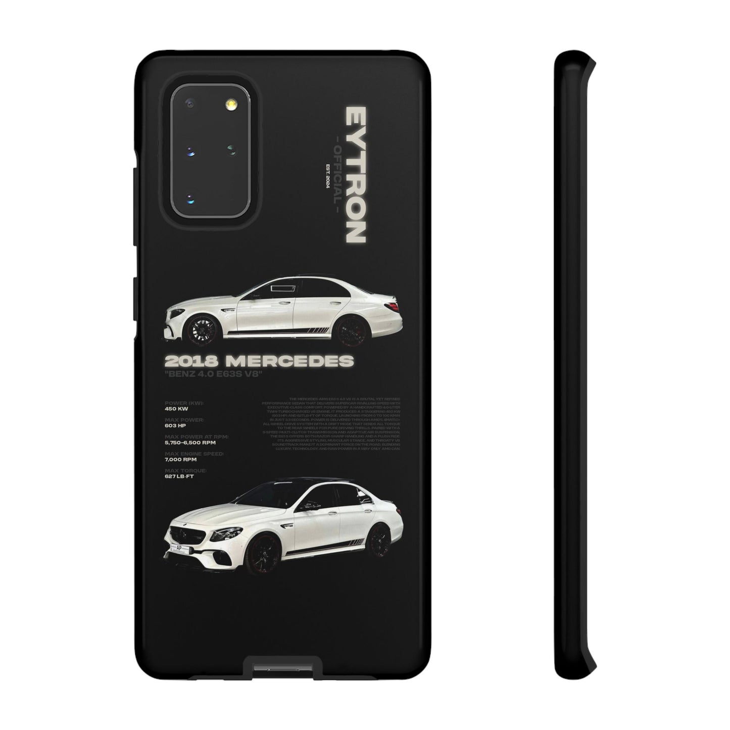 "Benz 4.0 E63S V8" Sturdy Case