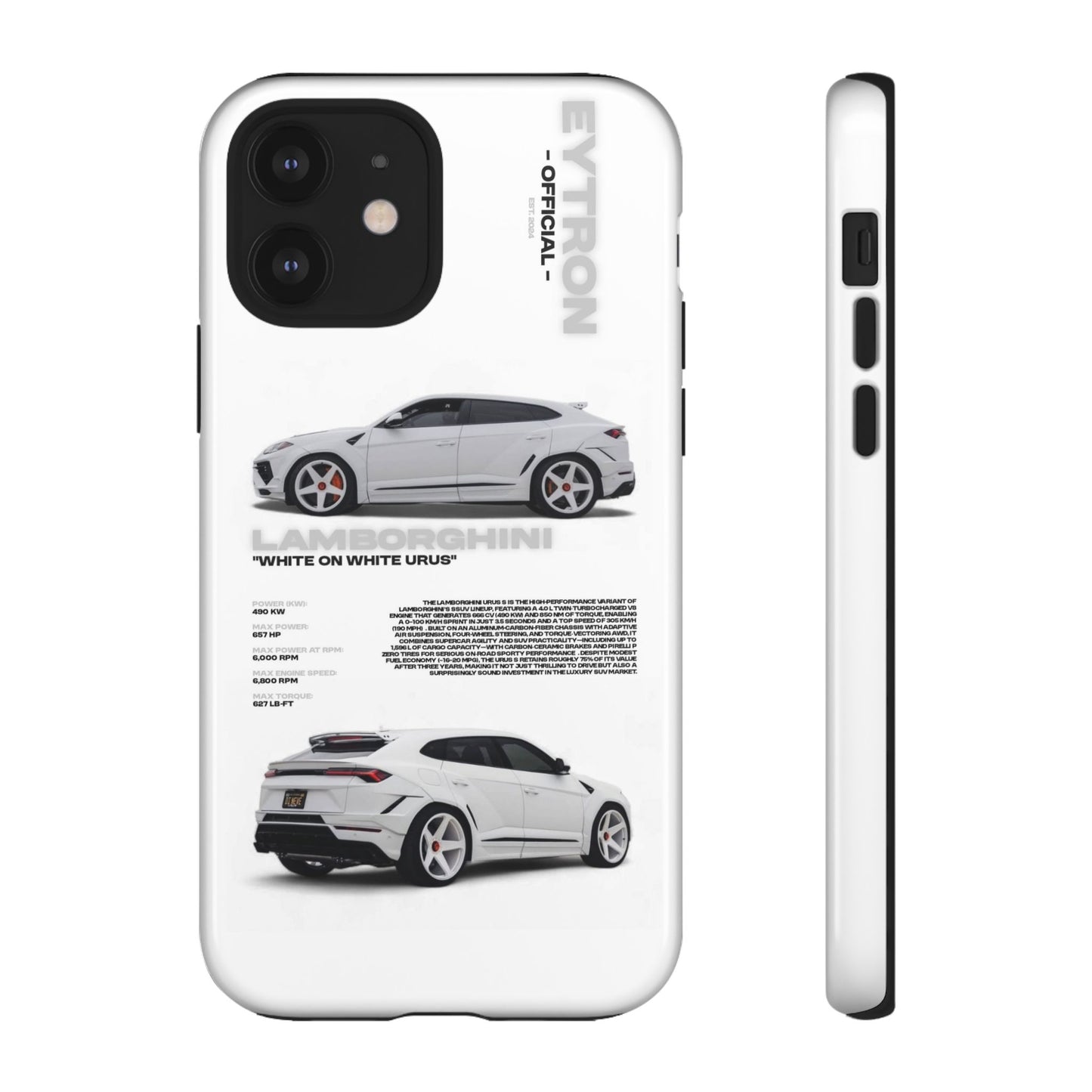 "White On White Urus" Sturdy Case