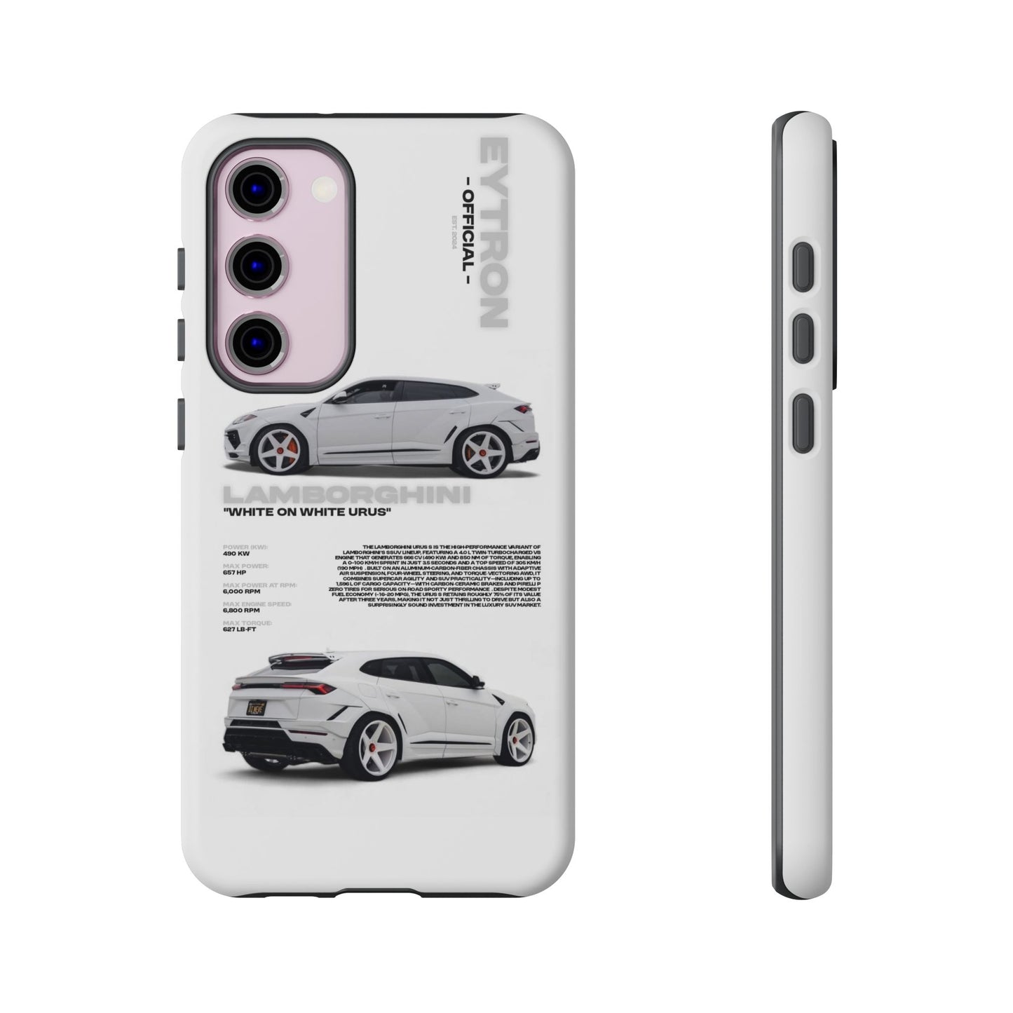 "White On White Urus" Sturdy Case