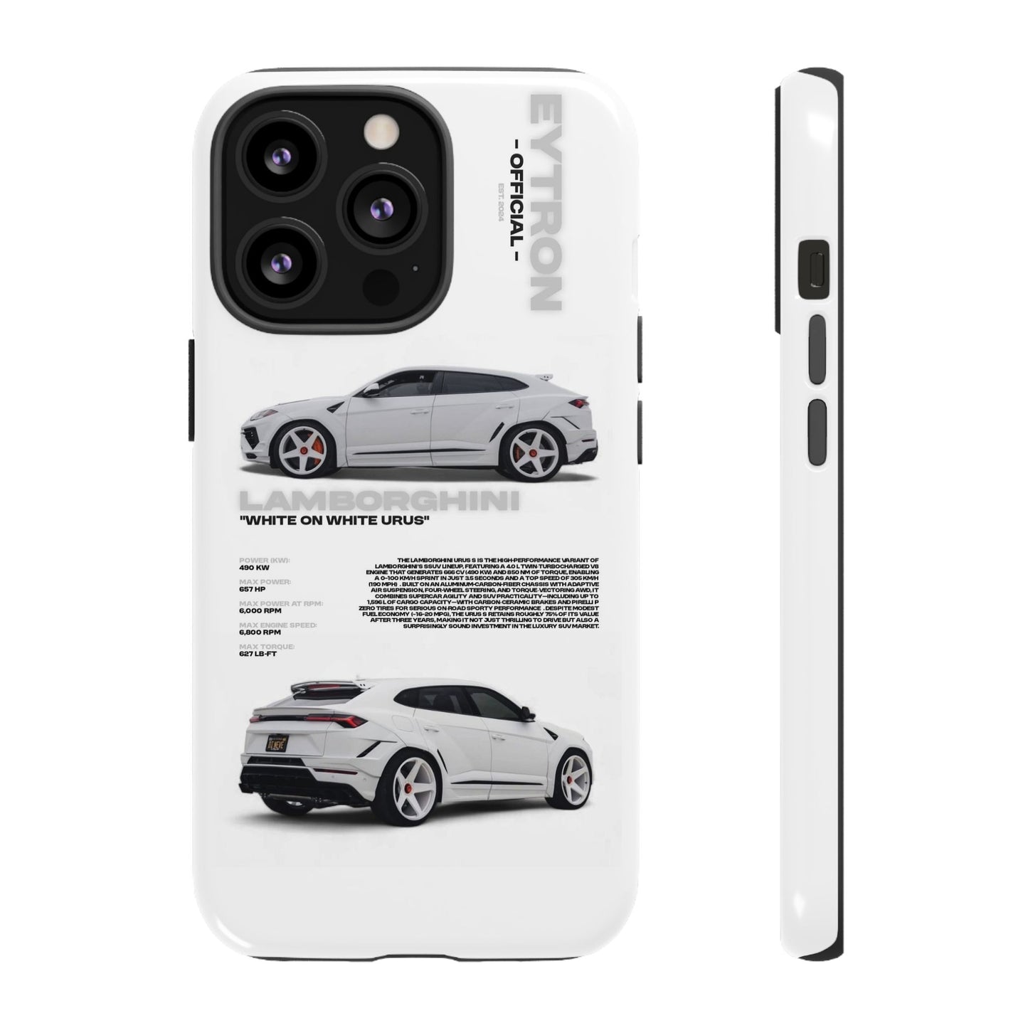 "White On White Urus" Sturdy Case