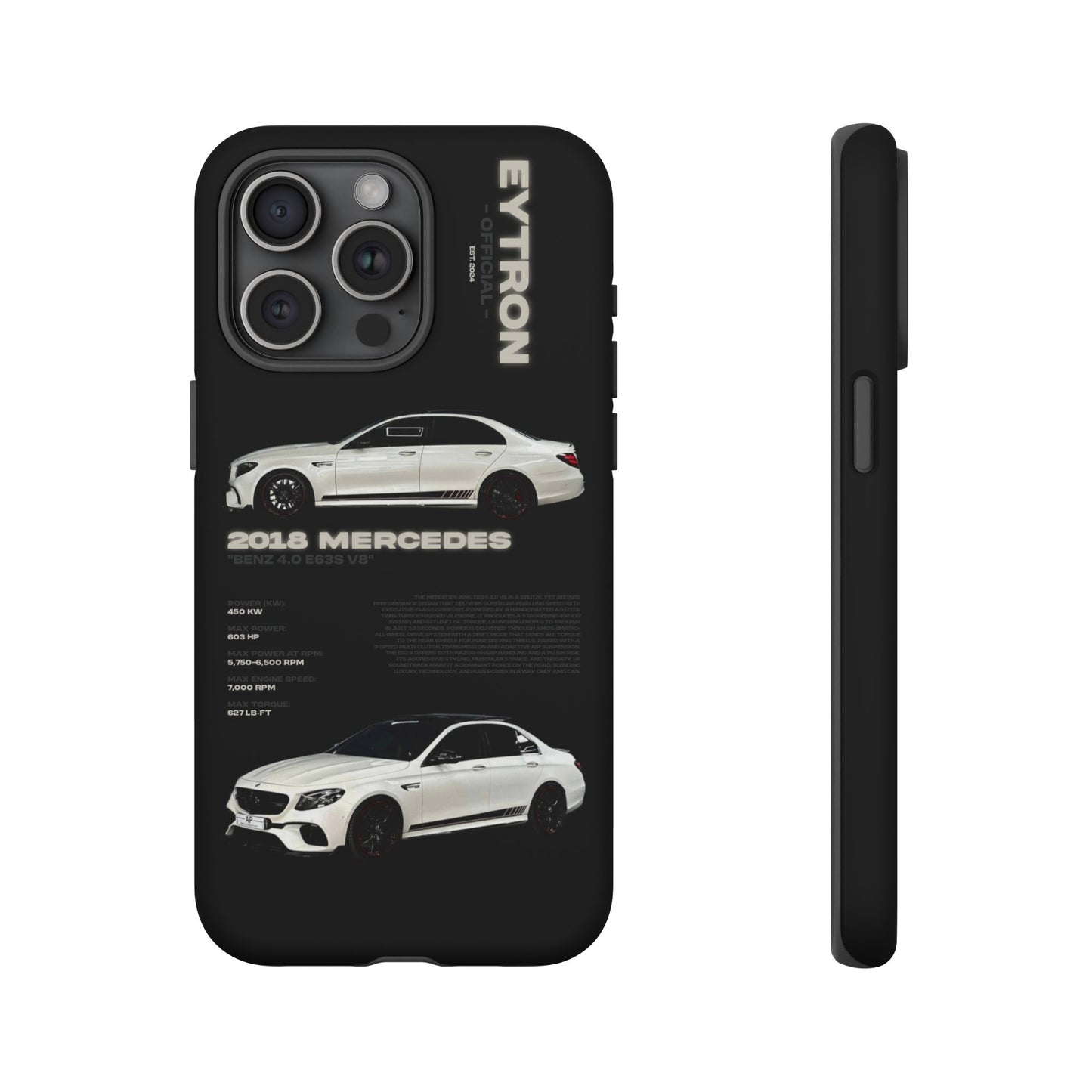 "Benz 4.0 E63S V8" Sturdy Case