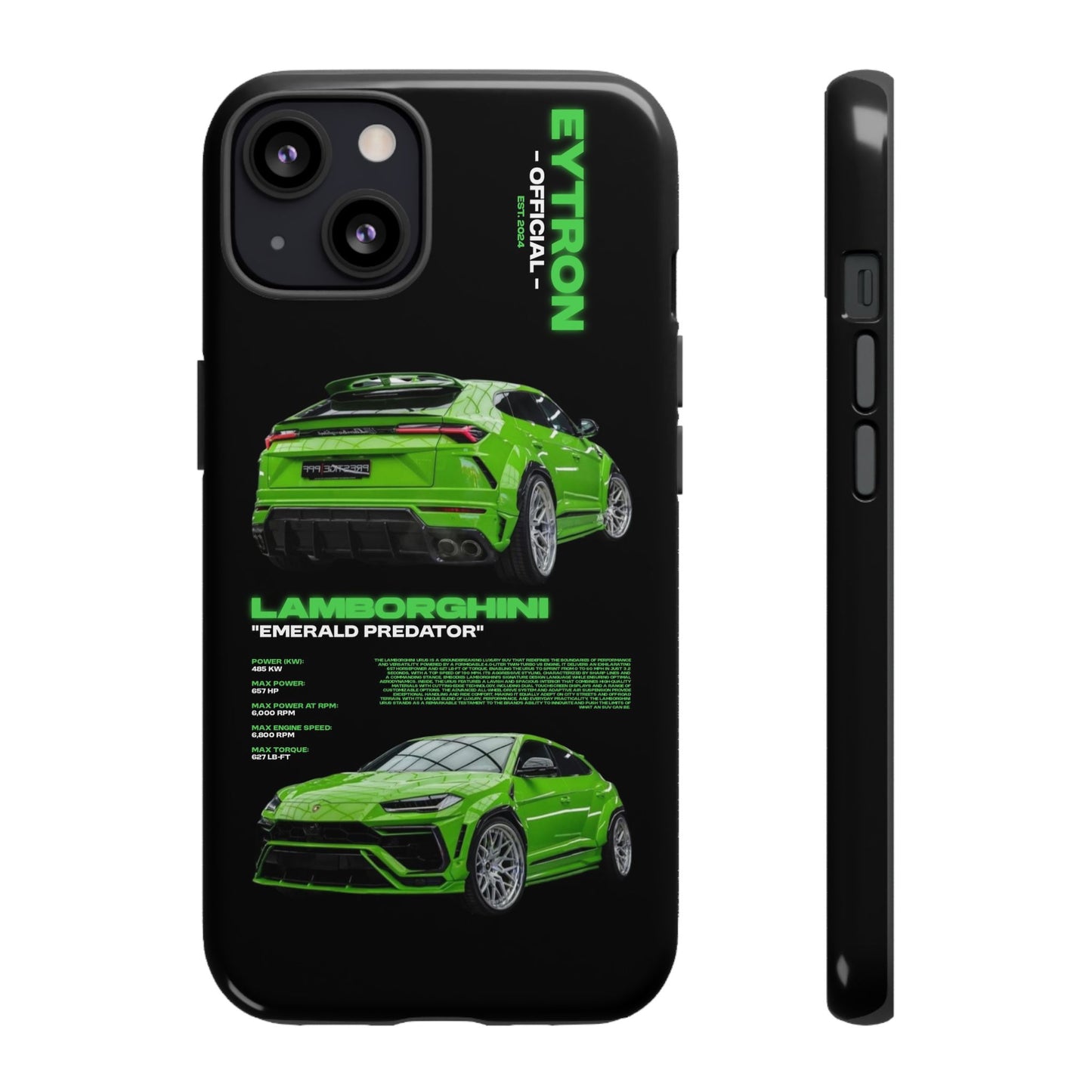 "Emerald Predator" Sturdy Case