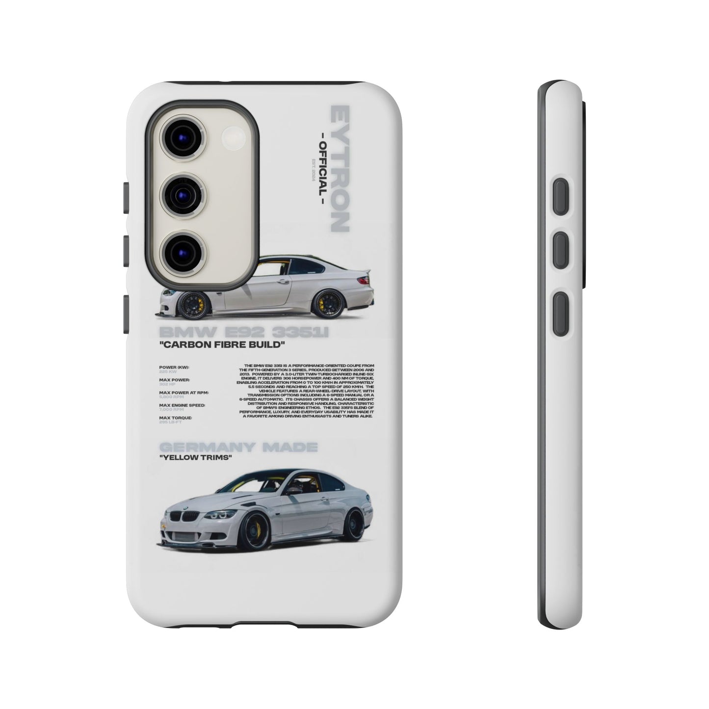 "Carbon E92" Sturdy Case