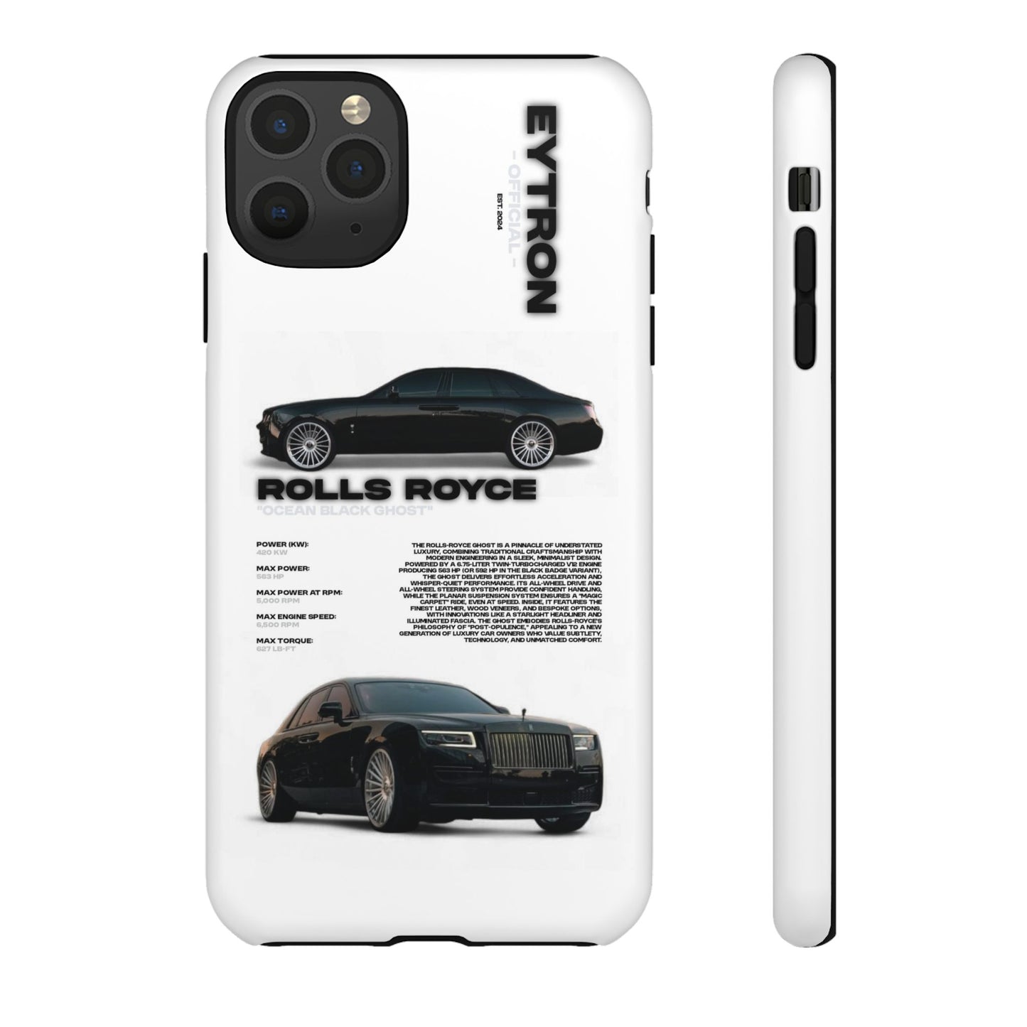 "Ocean Black Ghost" Sturdy Case