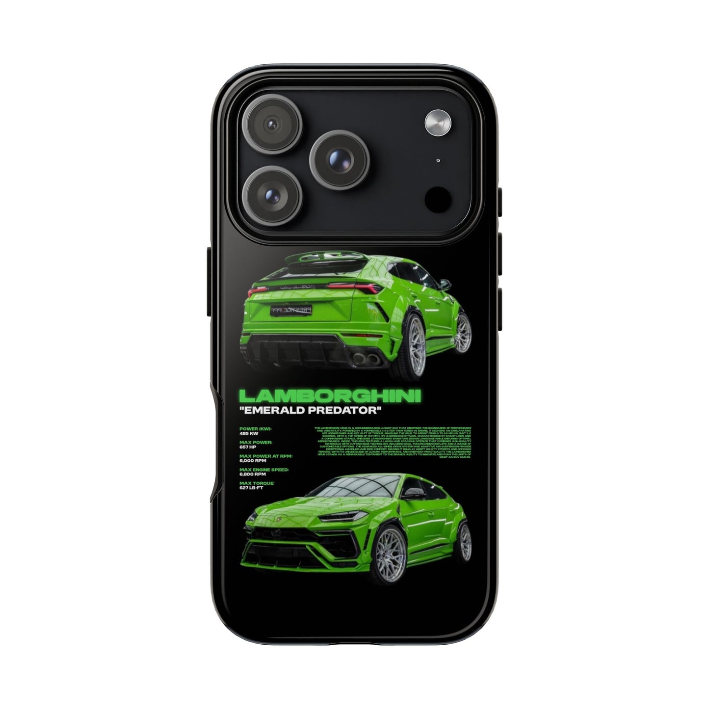 "Emerald Predator" Sturdy Case