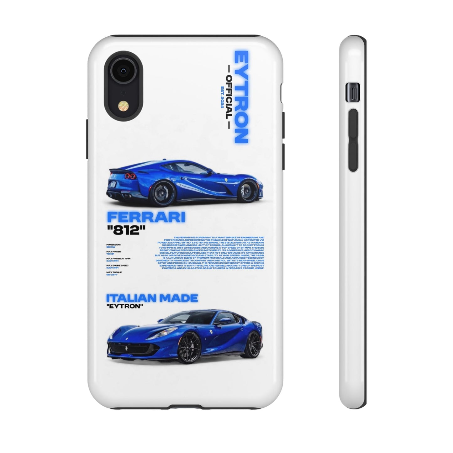 "Blue Thunder" Sturdy Case