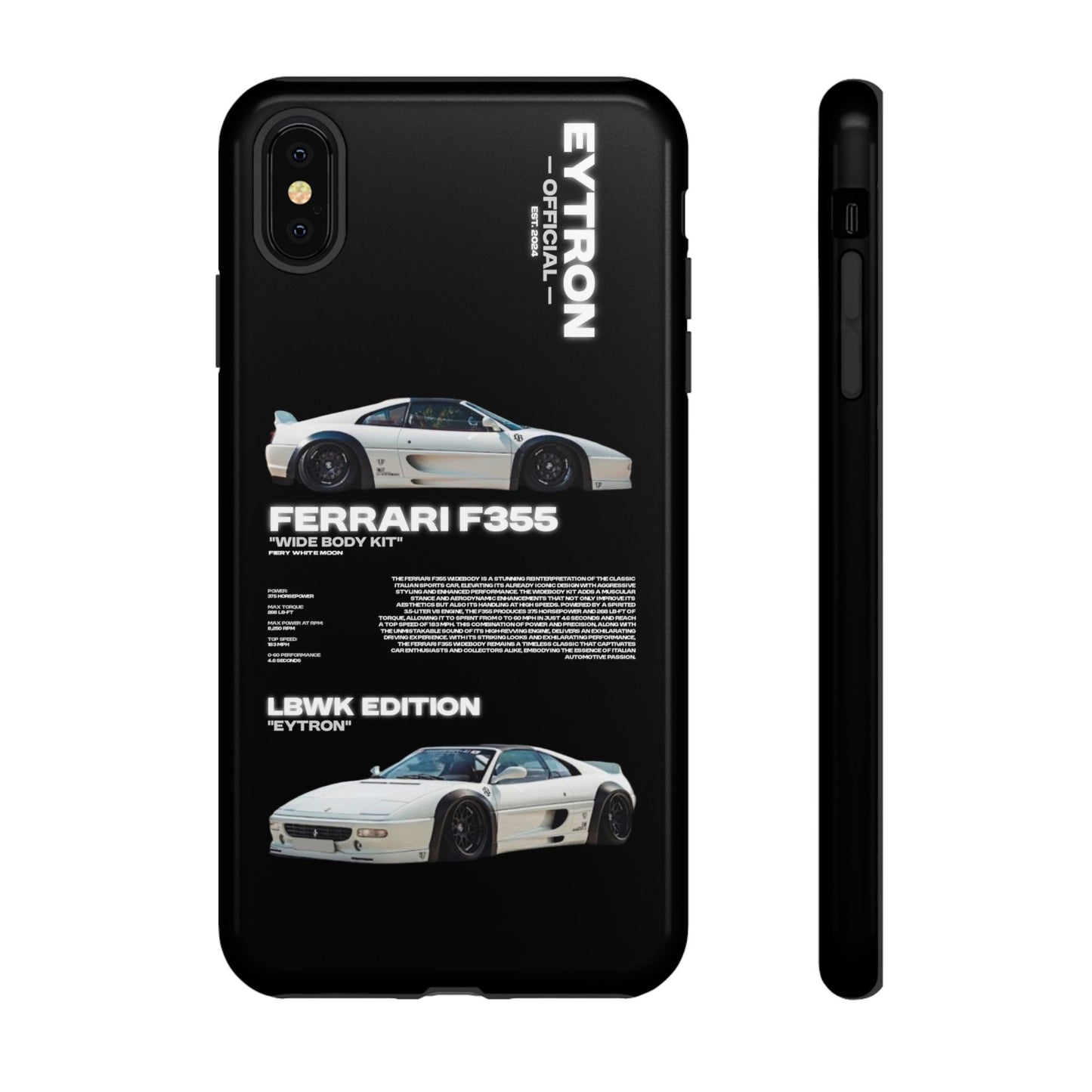 "Fiery White Moon" Sturdy Case