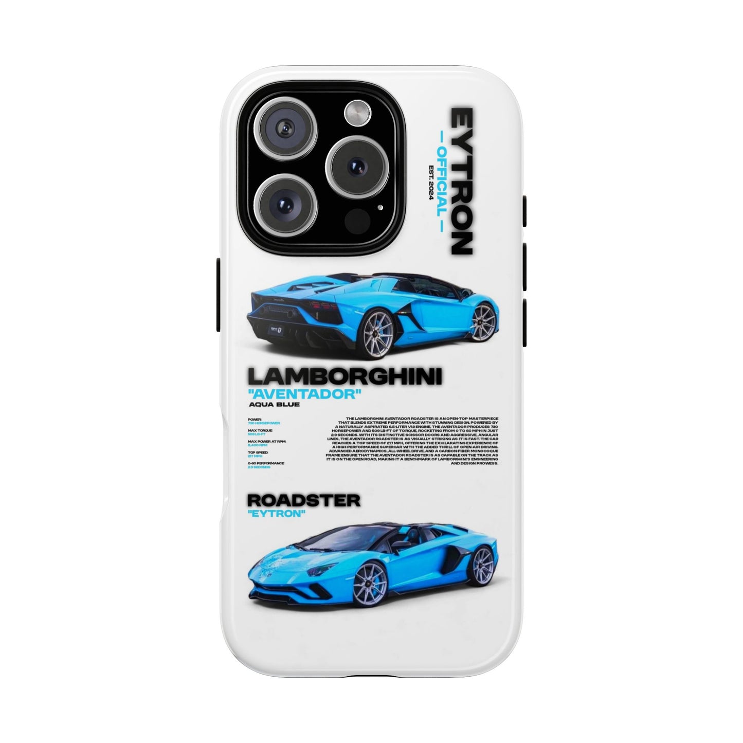 "Aqua Blue" Sturdy Case