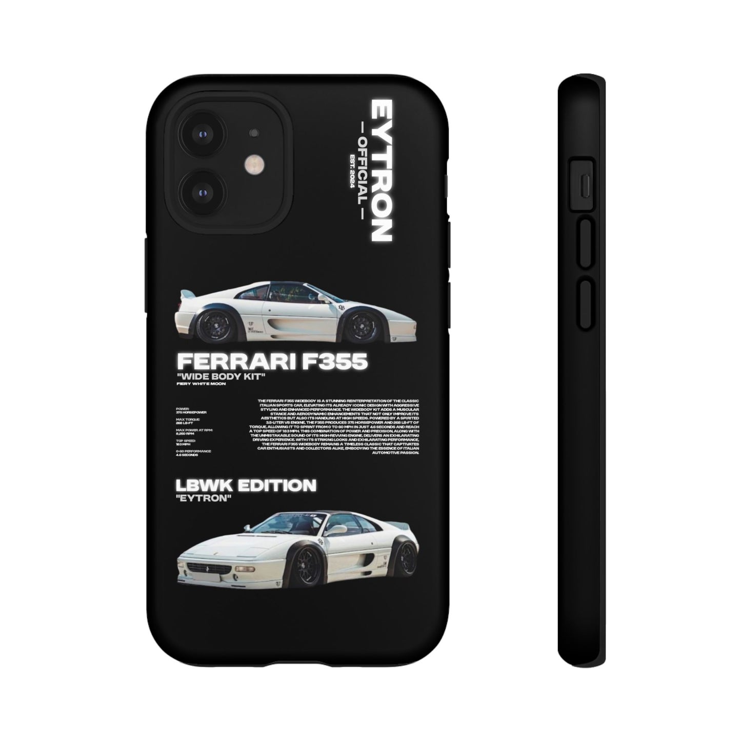 "Fiery White Moon" Sturdy Case