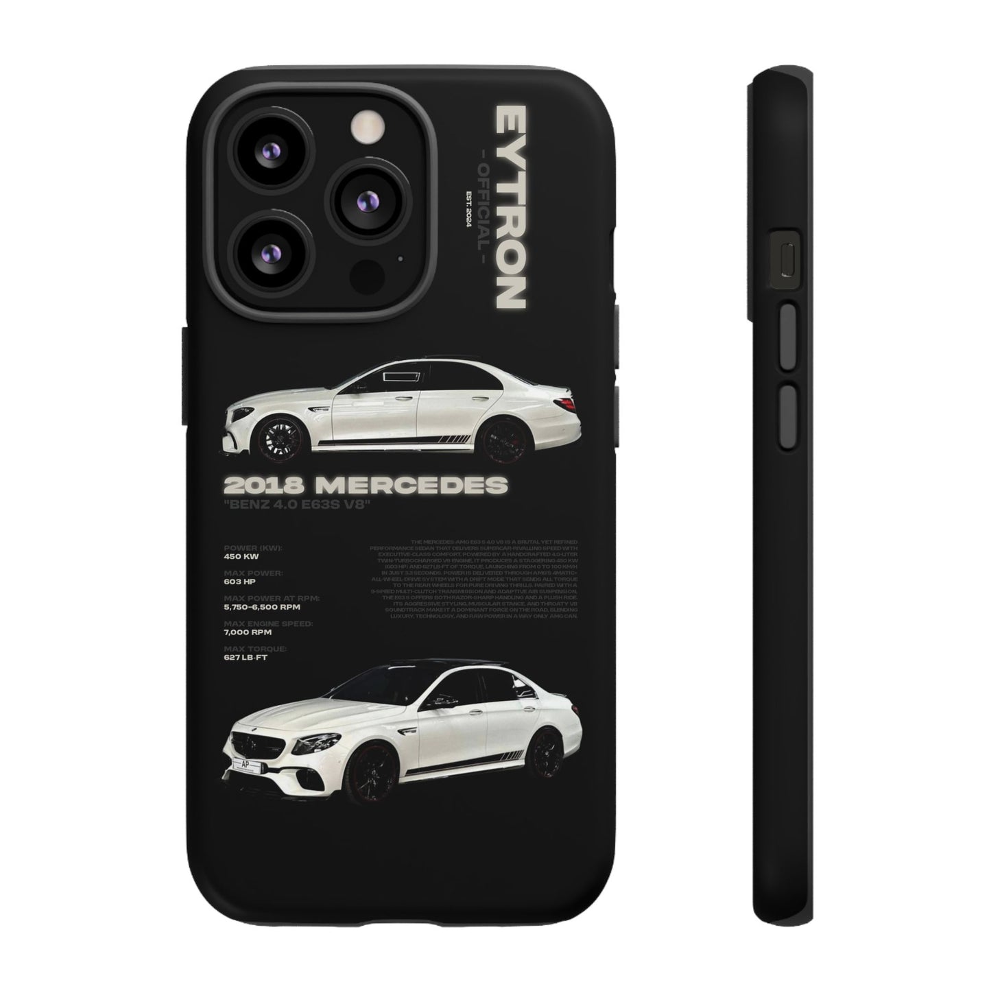 "Benz 4.0 E63S V8" Sturdy Case